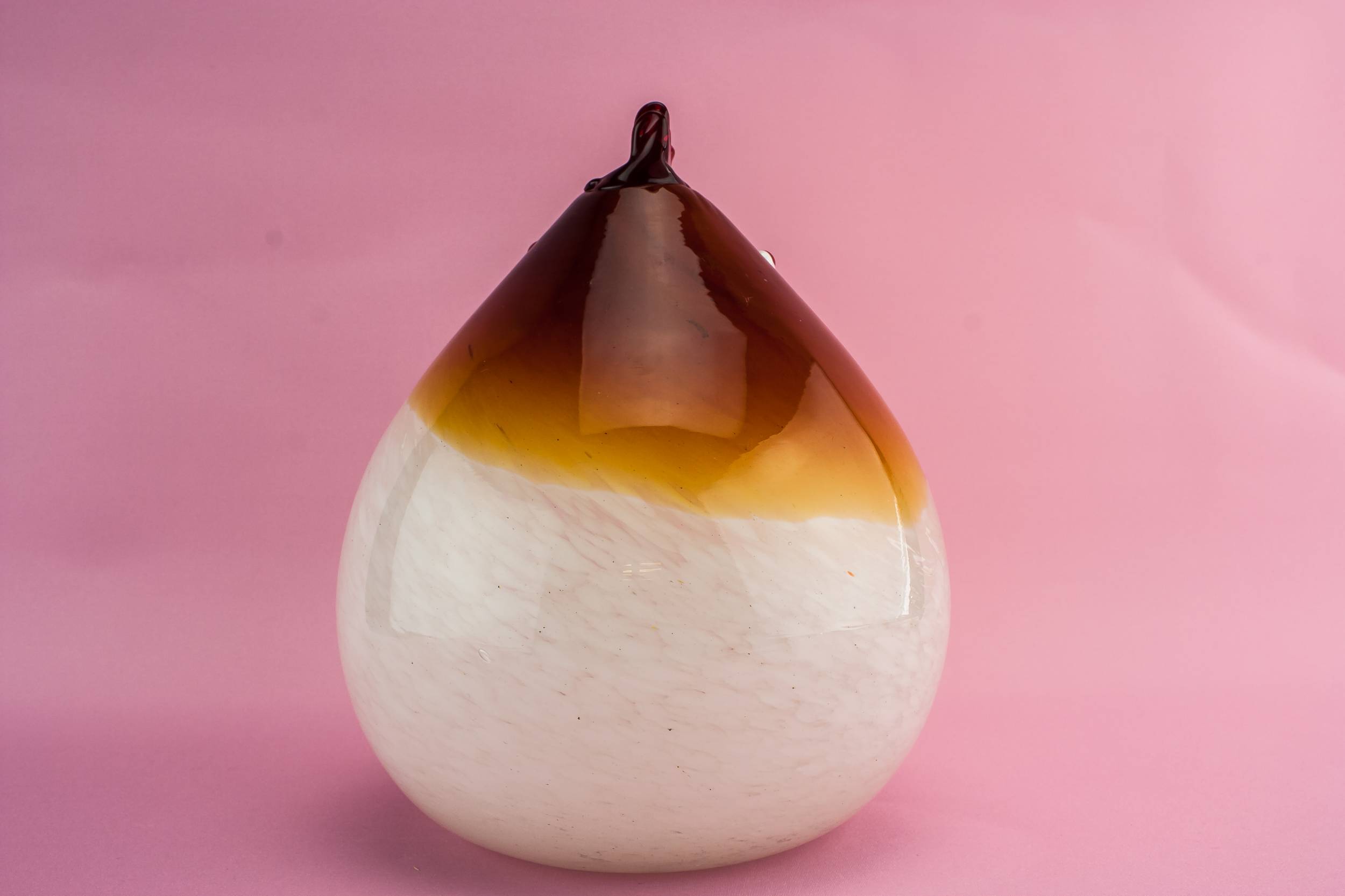 Charming Vintage Mottled — Glass chicken paperweight 4