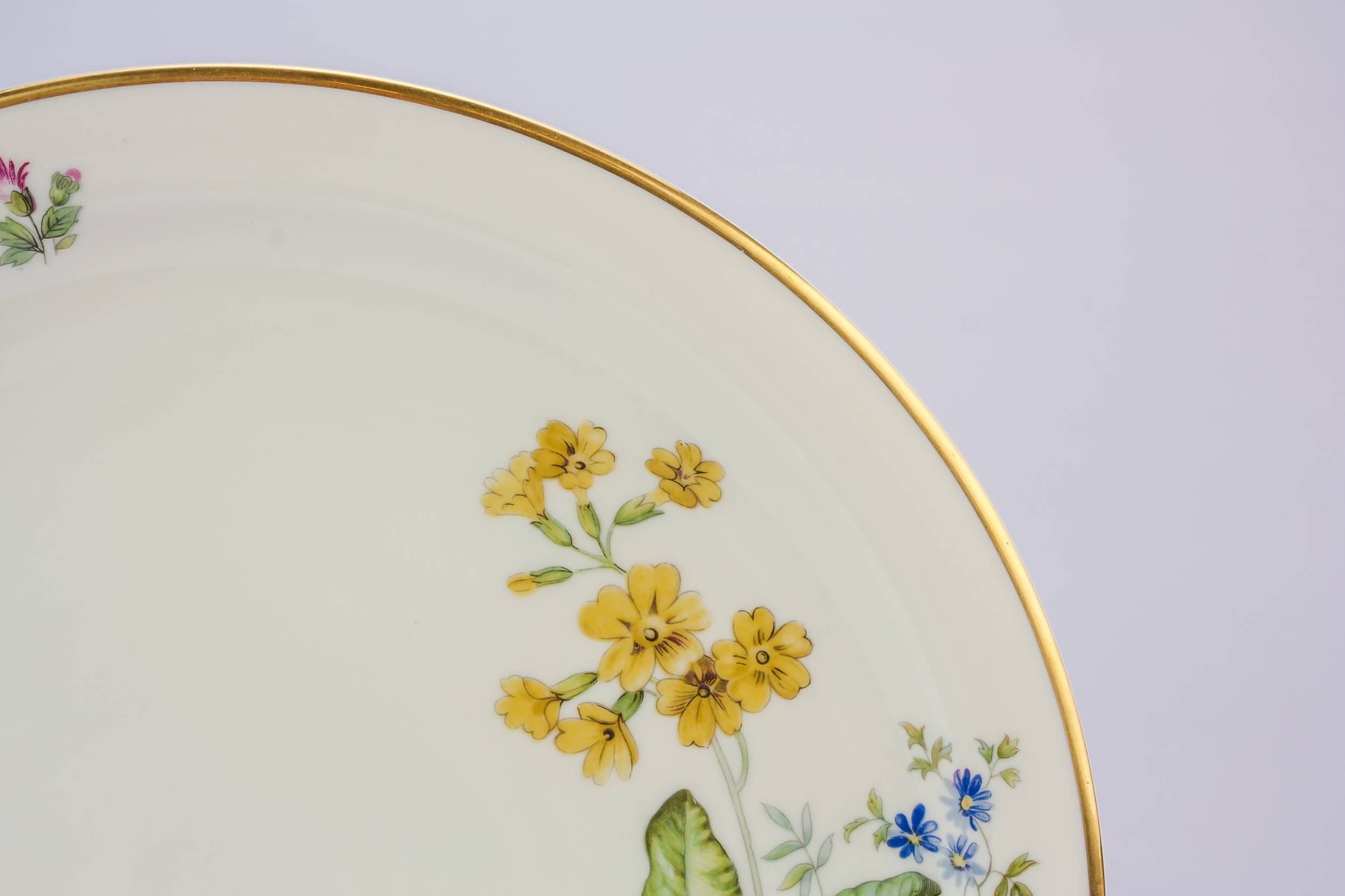 Classical Retro Floral — 6 Krautheim dinner plates 6