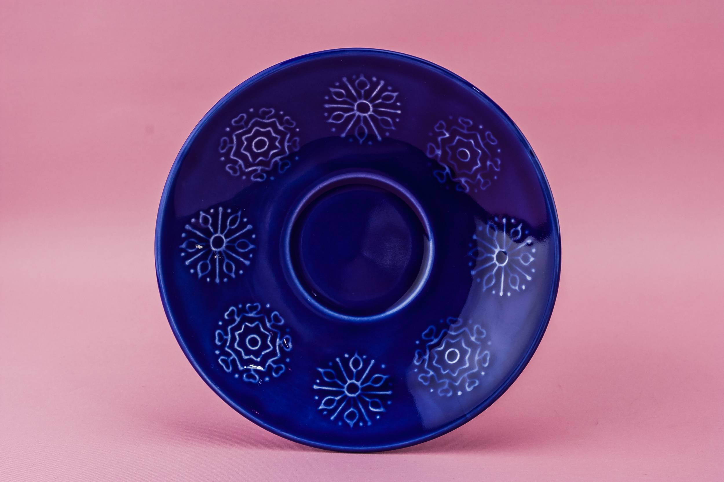 Persons Spectacular Pottery — Blue tea set for four 2