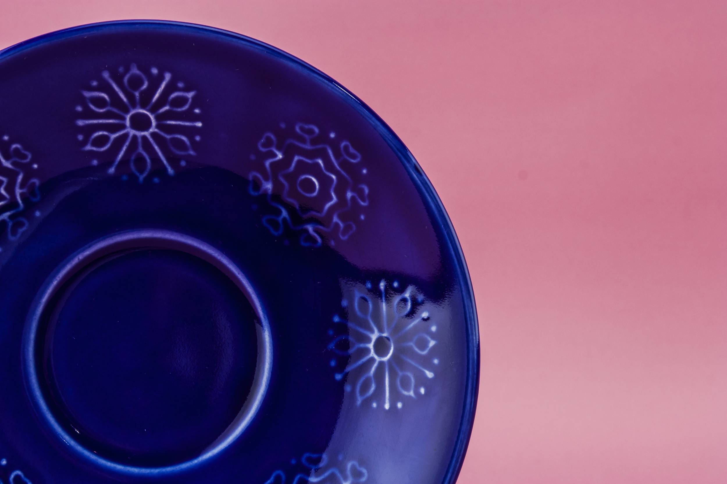Persons Spectacular Pottery — Blue tea set for four 4