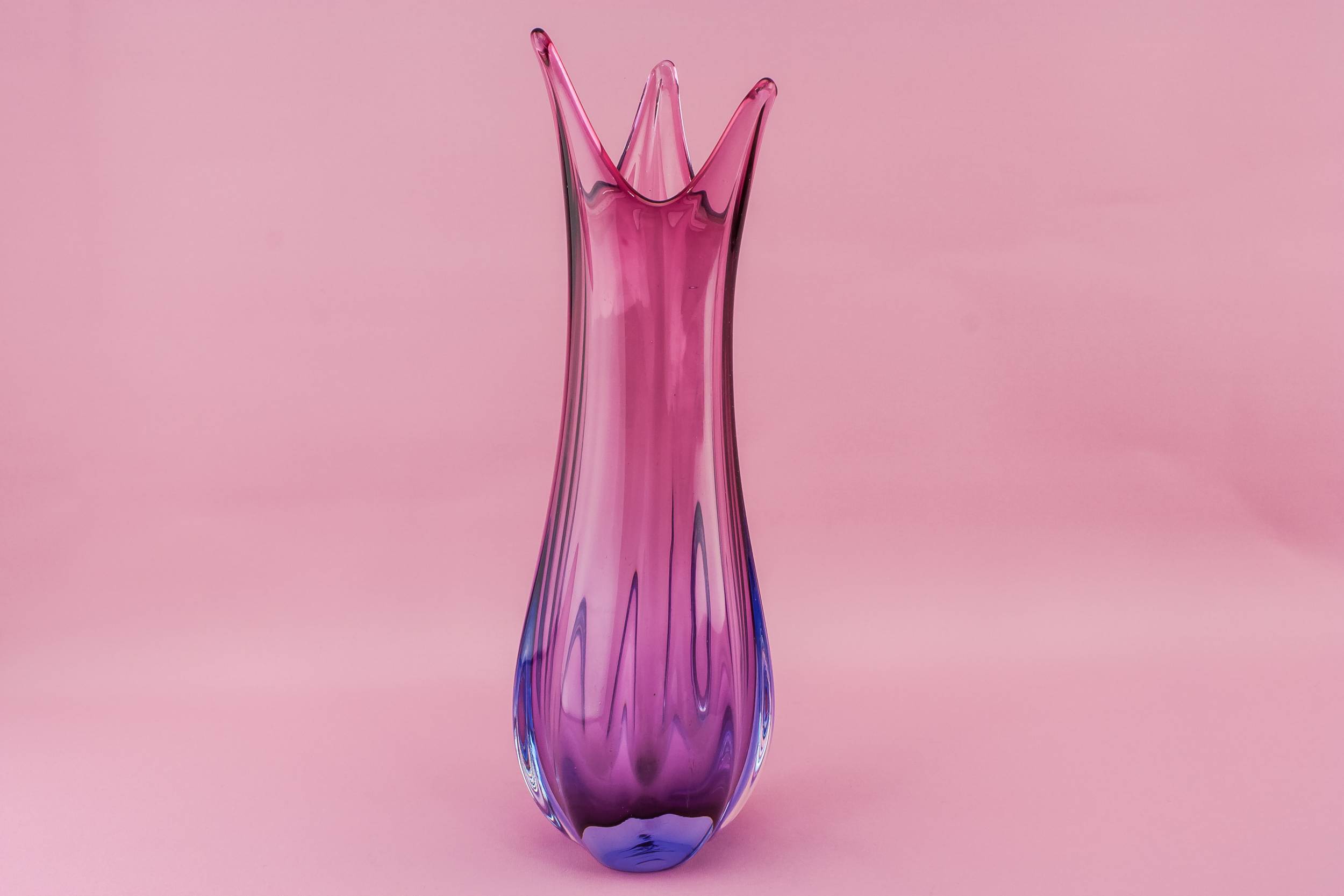 Glass Vintage Tall — Tall baluster vase