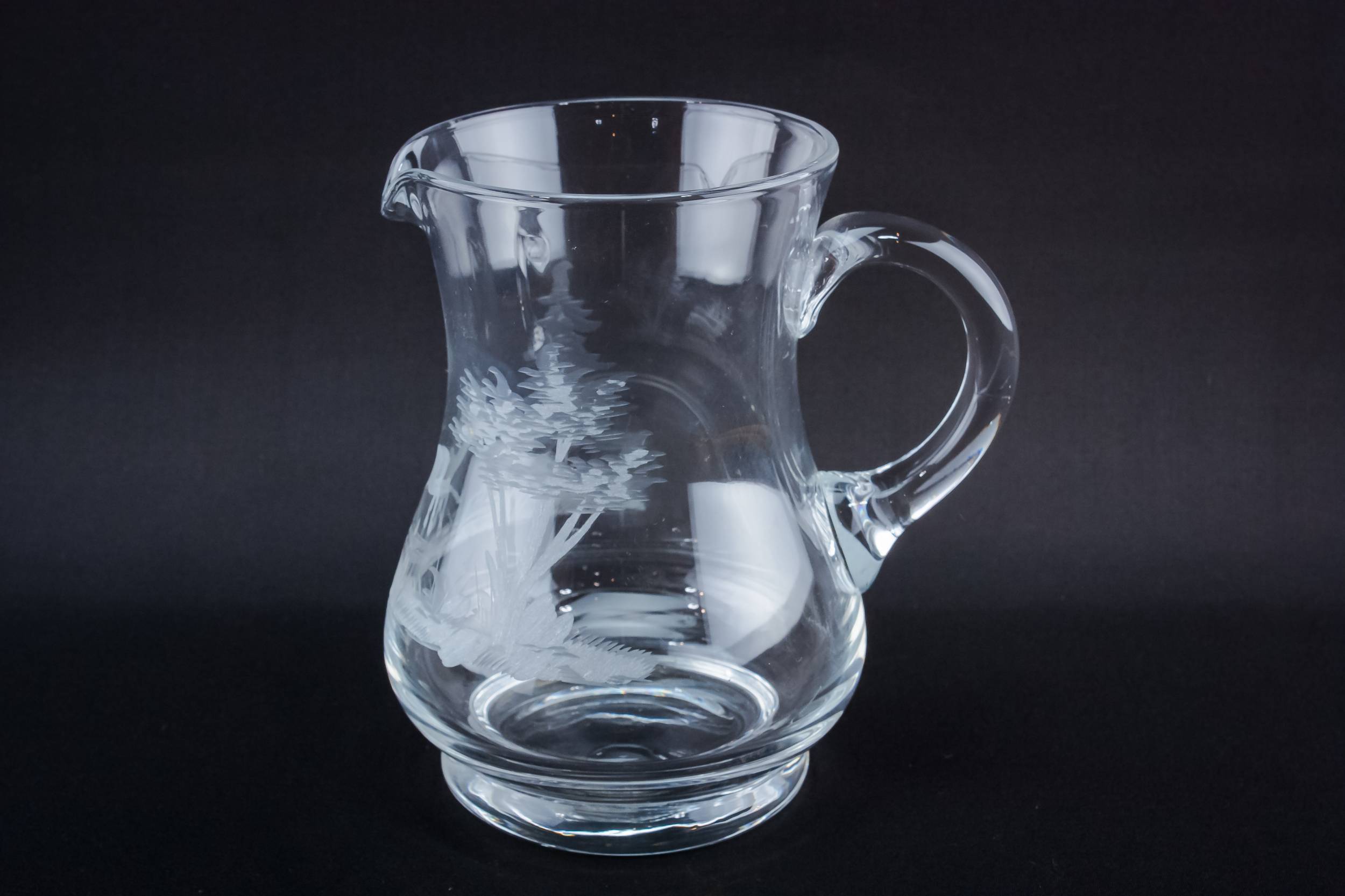 Beautiful Vintage Juice — Crystal glass jug