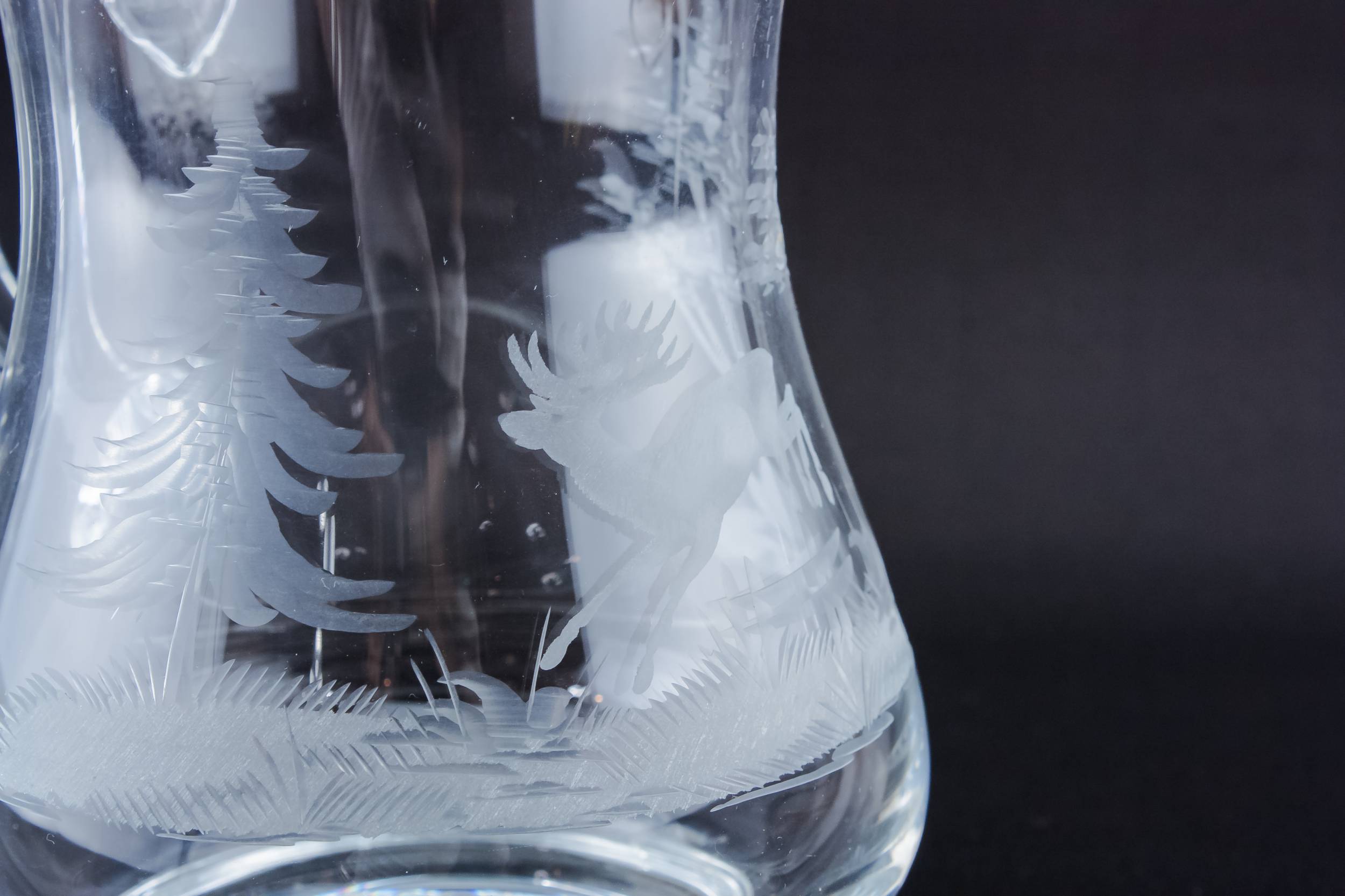 Beautiful Vintage Juice — Crystal glass jug 4