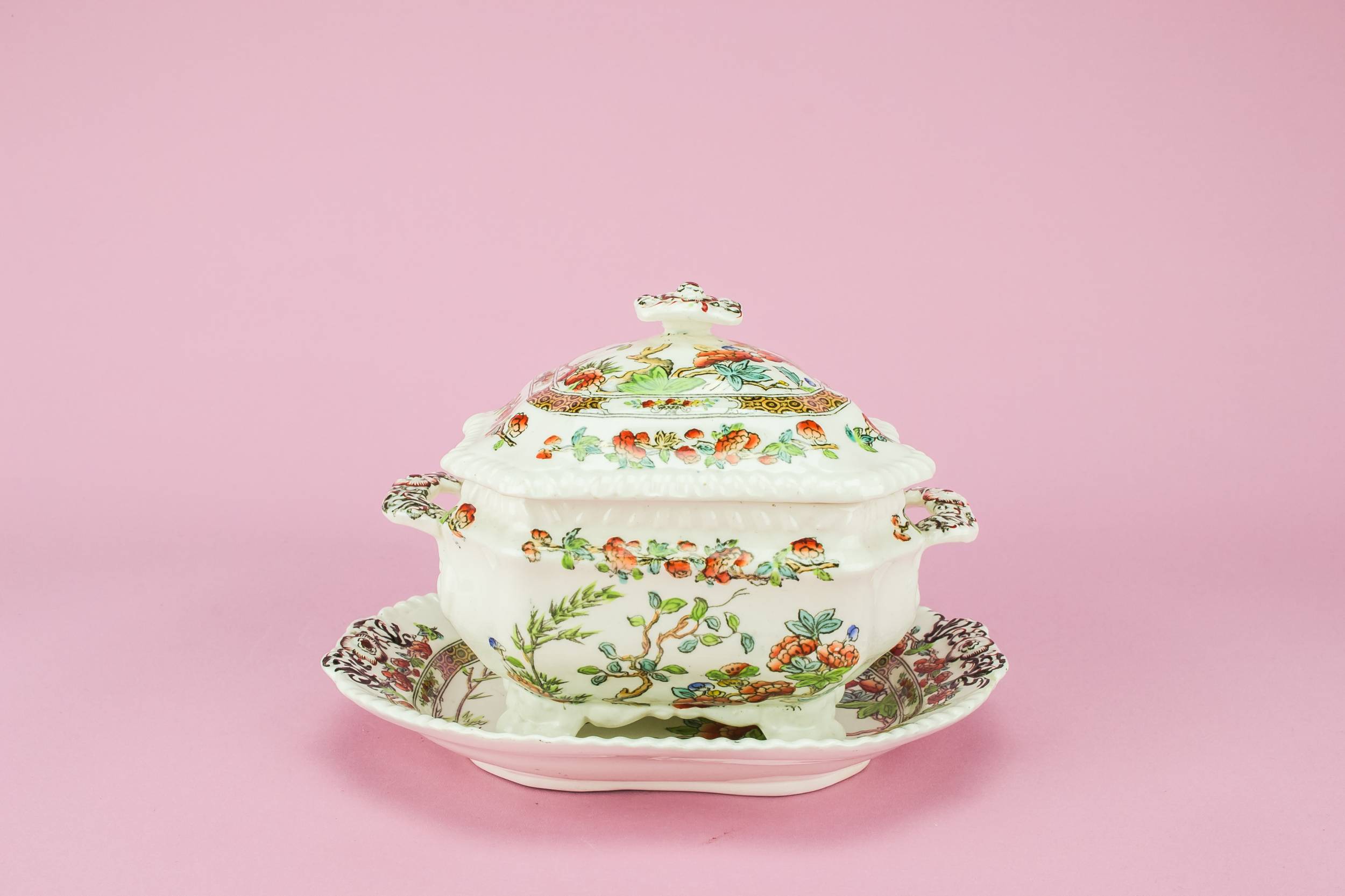 Antique Elegant Pottery — Copeland pottery tureen