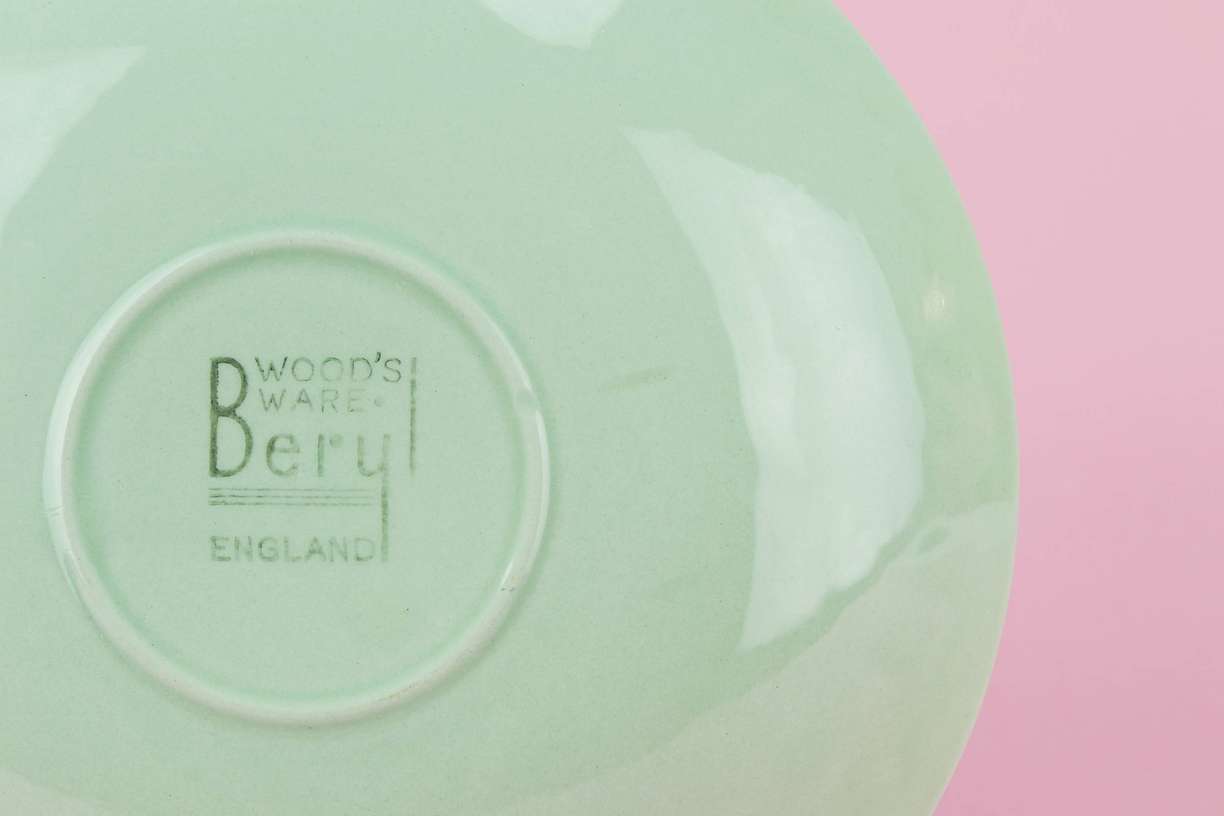 Persons Elegant Pottery — Green tea set for six 3