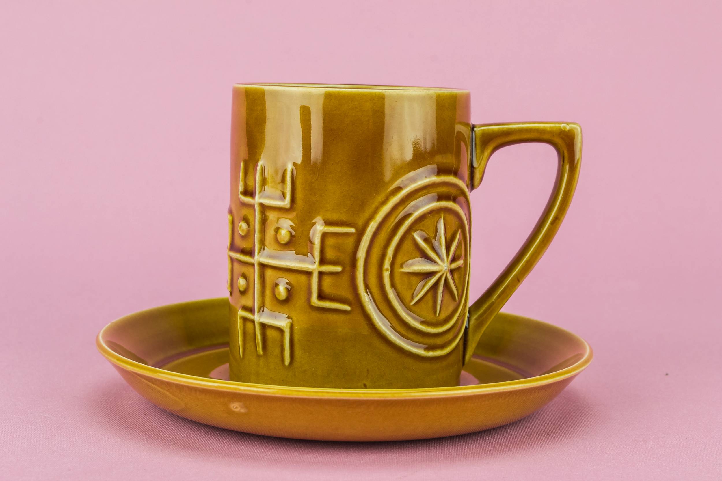 Persons Elegant Pottery — Pottery coffee set for six 3