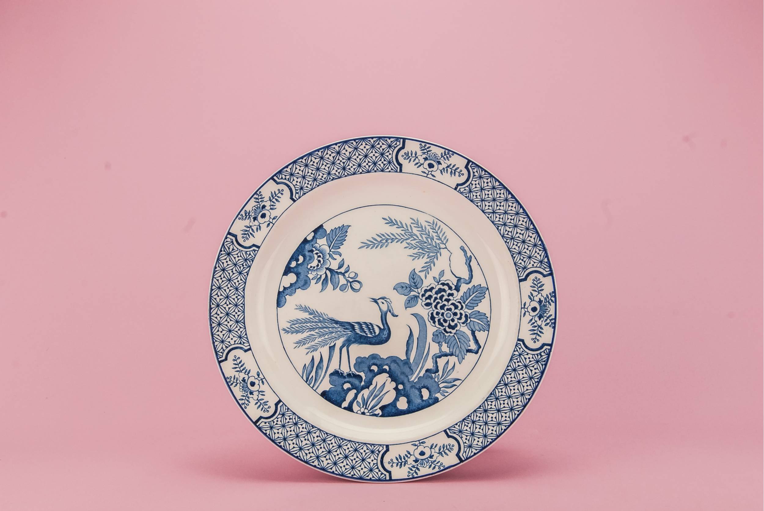 Spectacular Blue And — 9 blue and white dinner plates