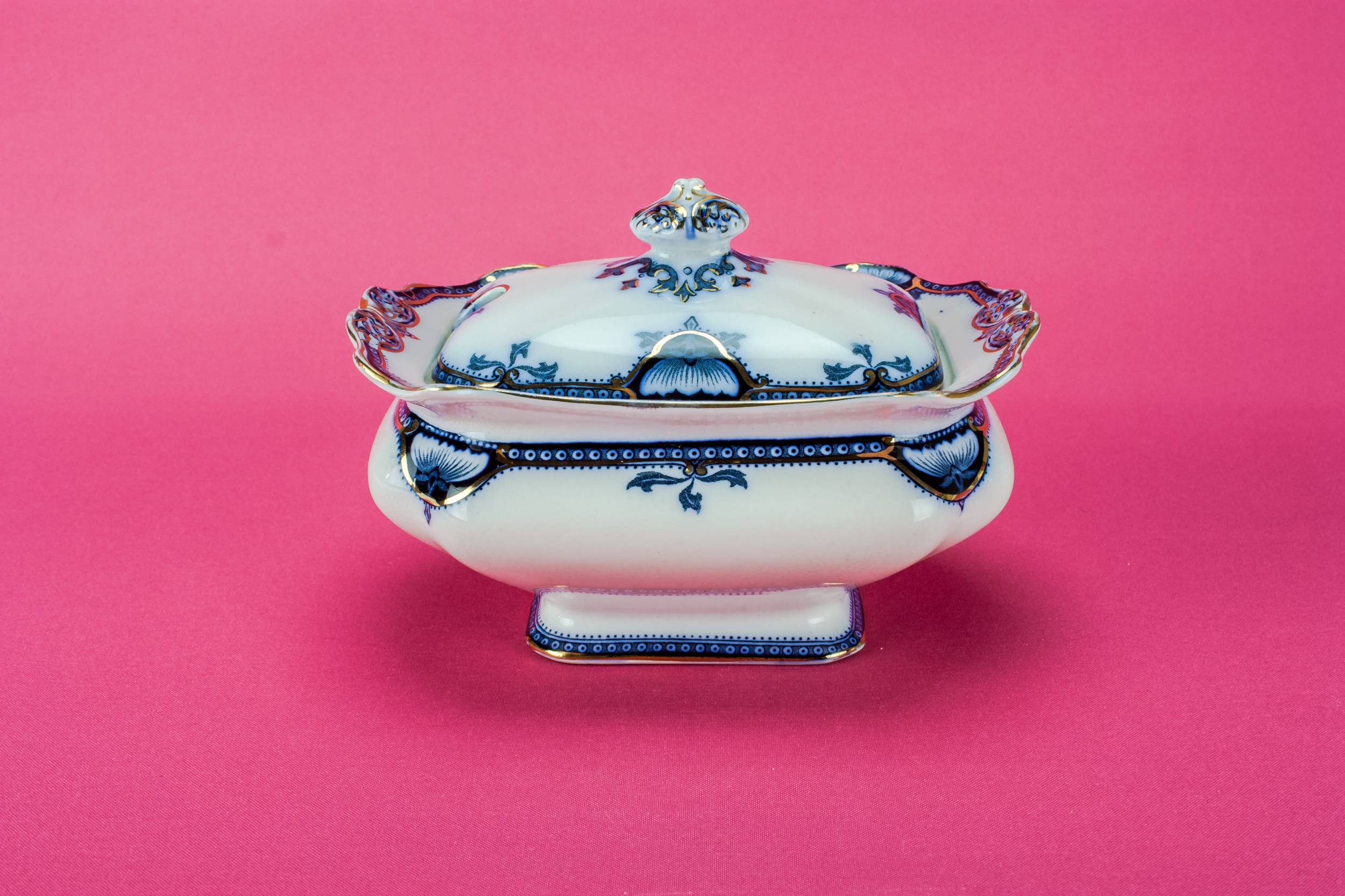 Blue And White — Blue and white sauce tureen