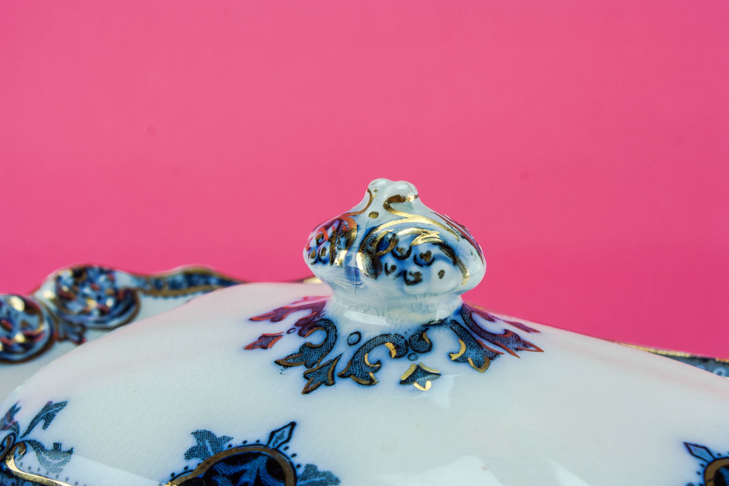 Blue And White — Blue and white sauce tureen 2