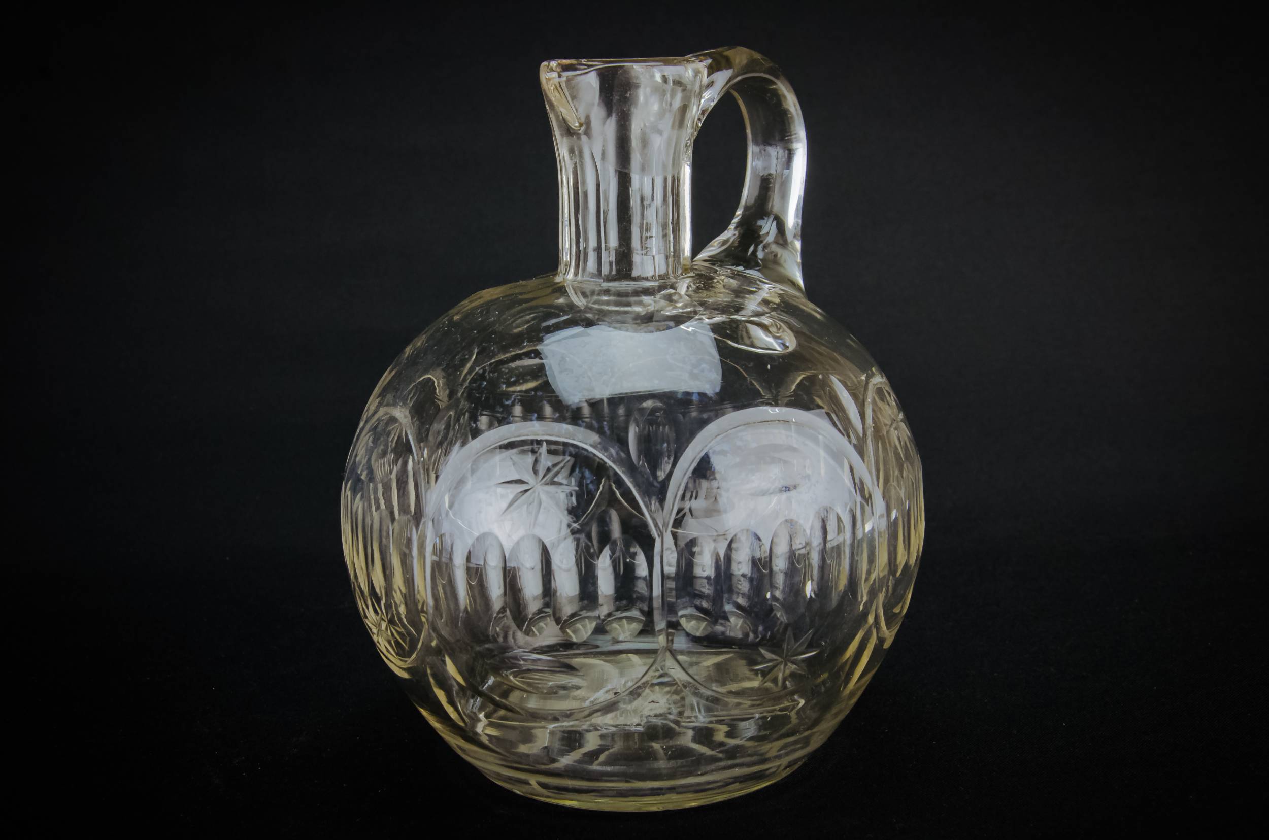 Cut Glass Crystal — Cut glass wine carafe 3
