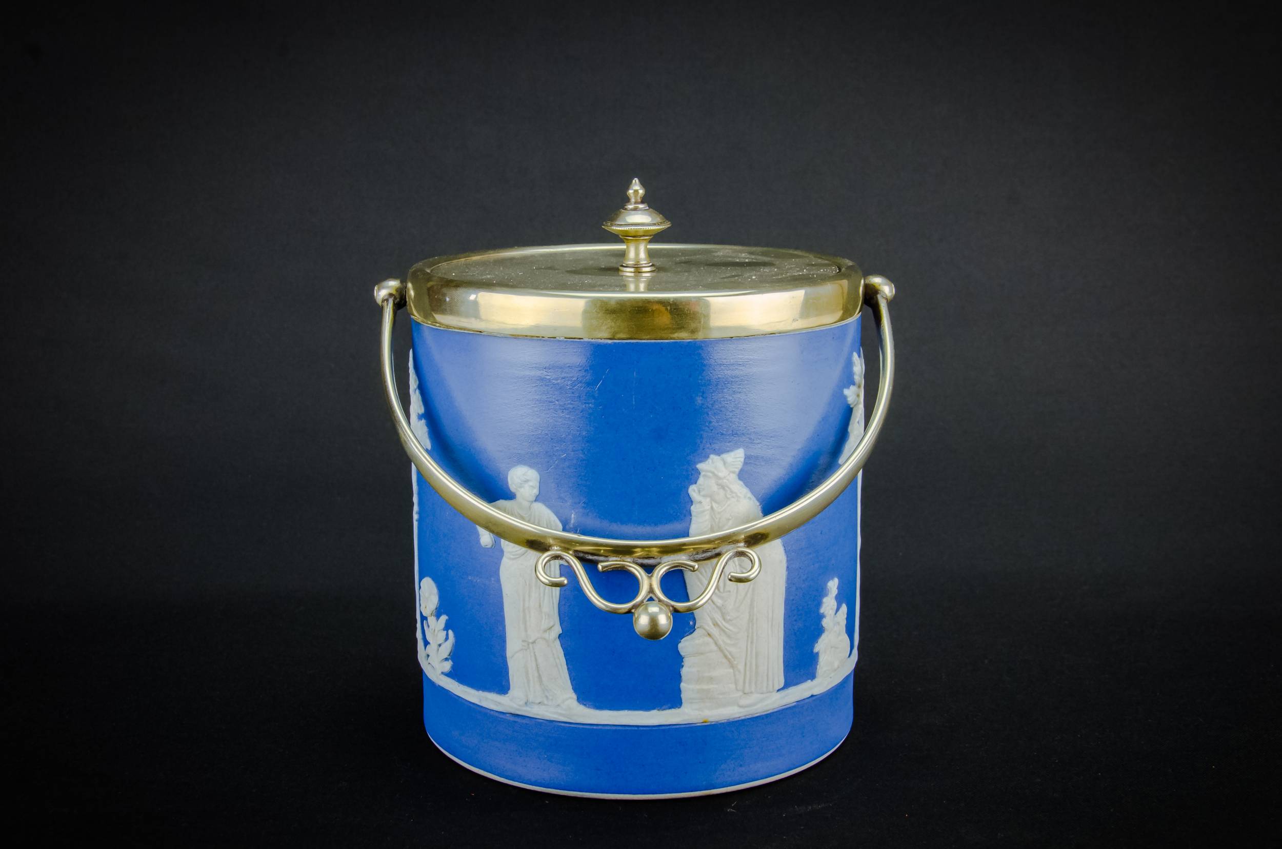 Large Antique Dudson — Large Dudson ice bucket 1
