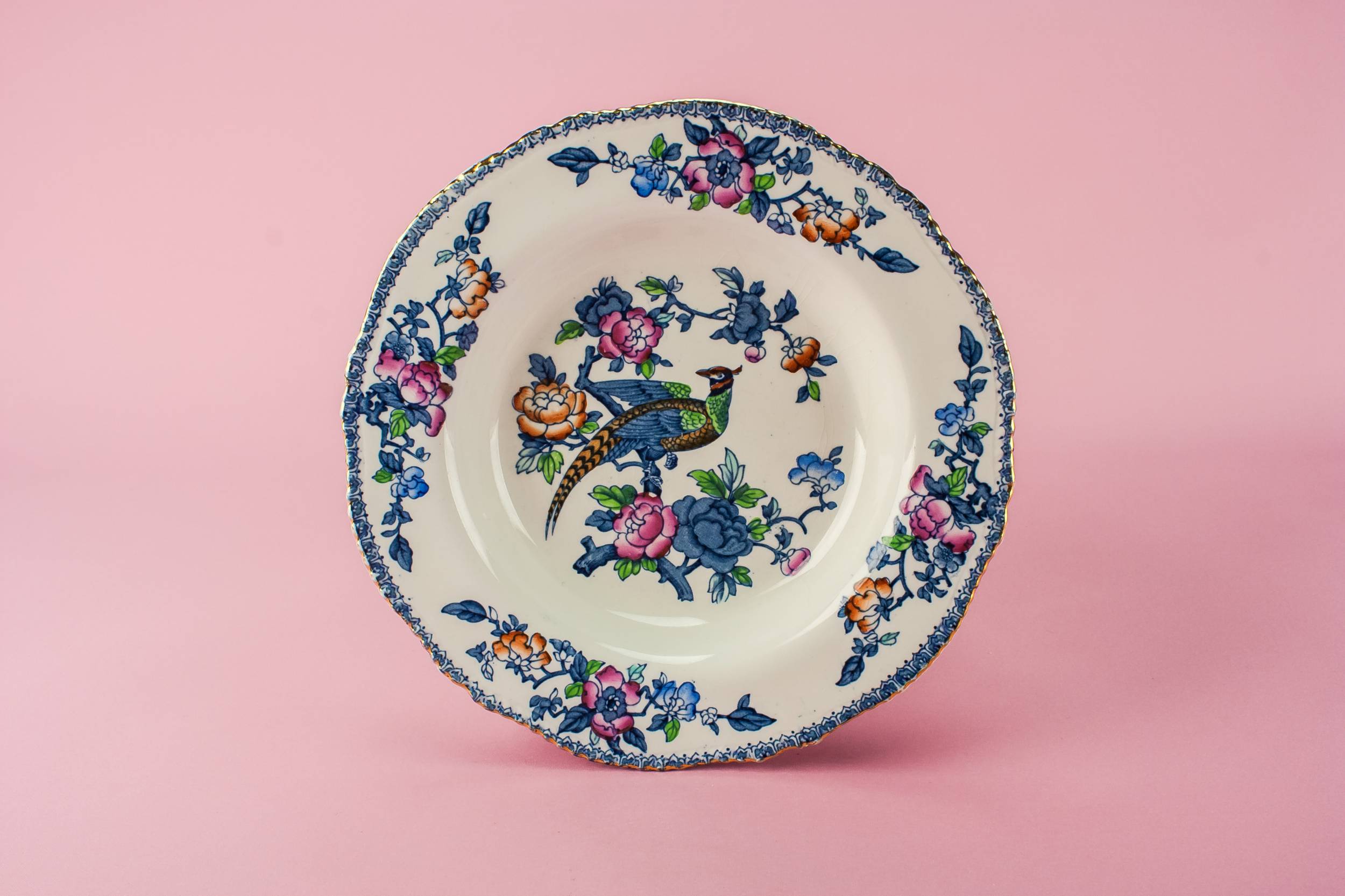 Victorian Pottery Medium — 4 small pottery plates