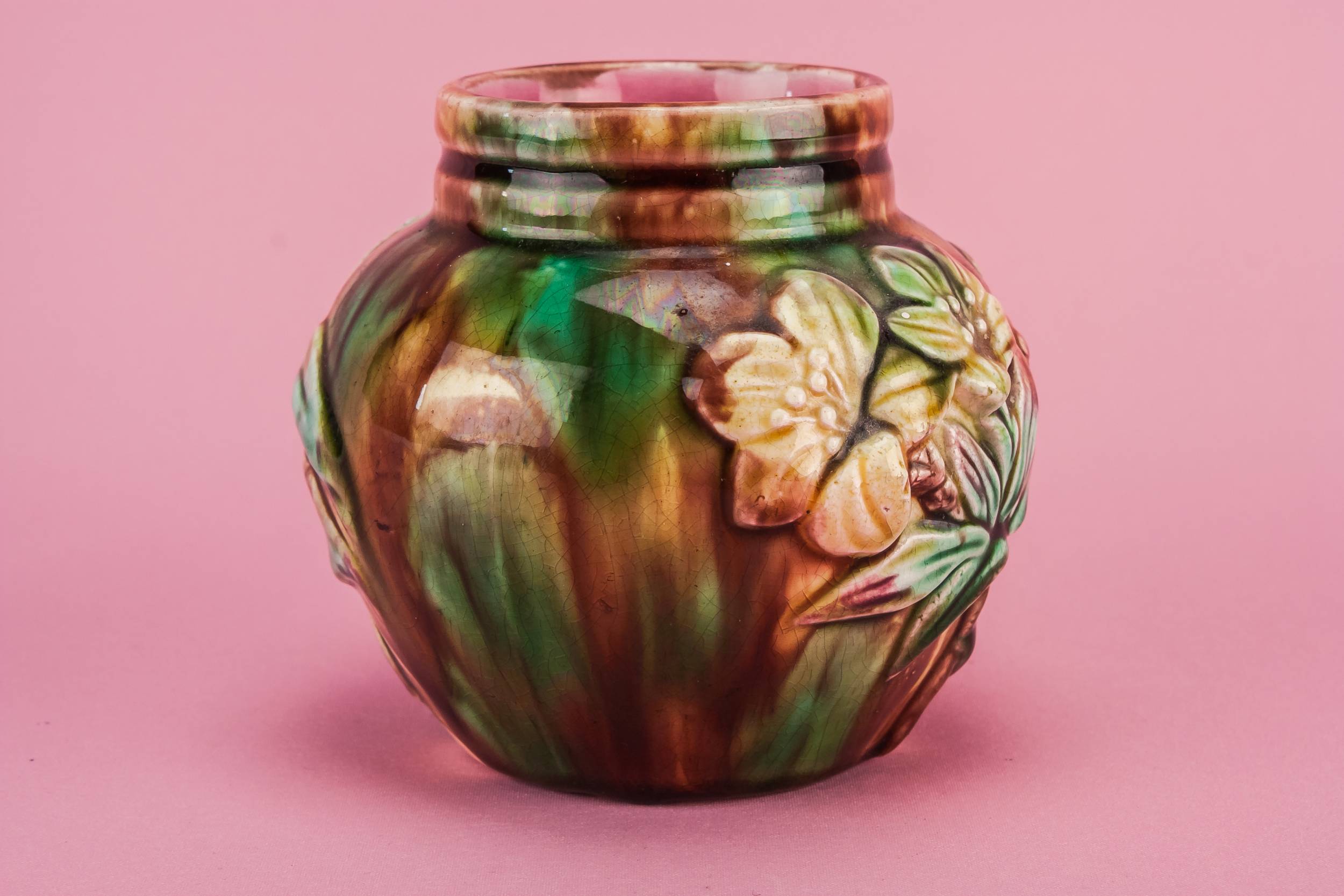 Spectacular Majolica Antique — Small majolica vase 2