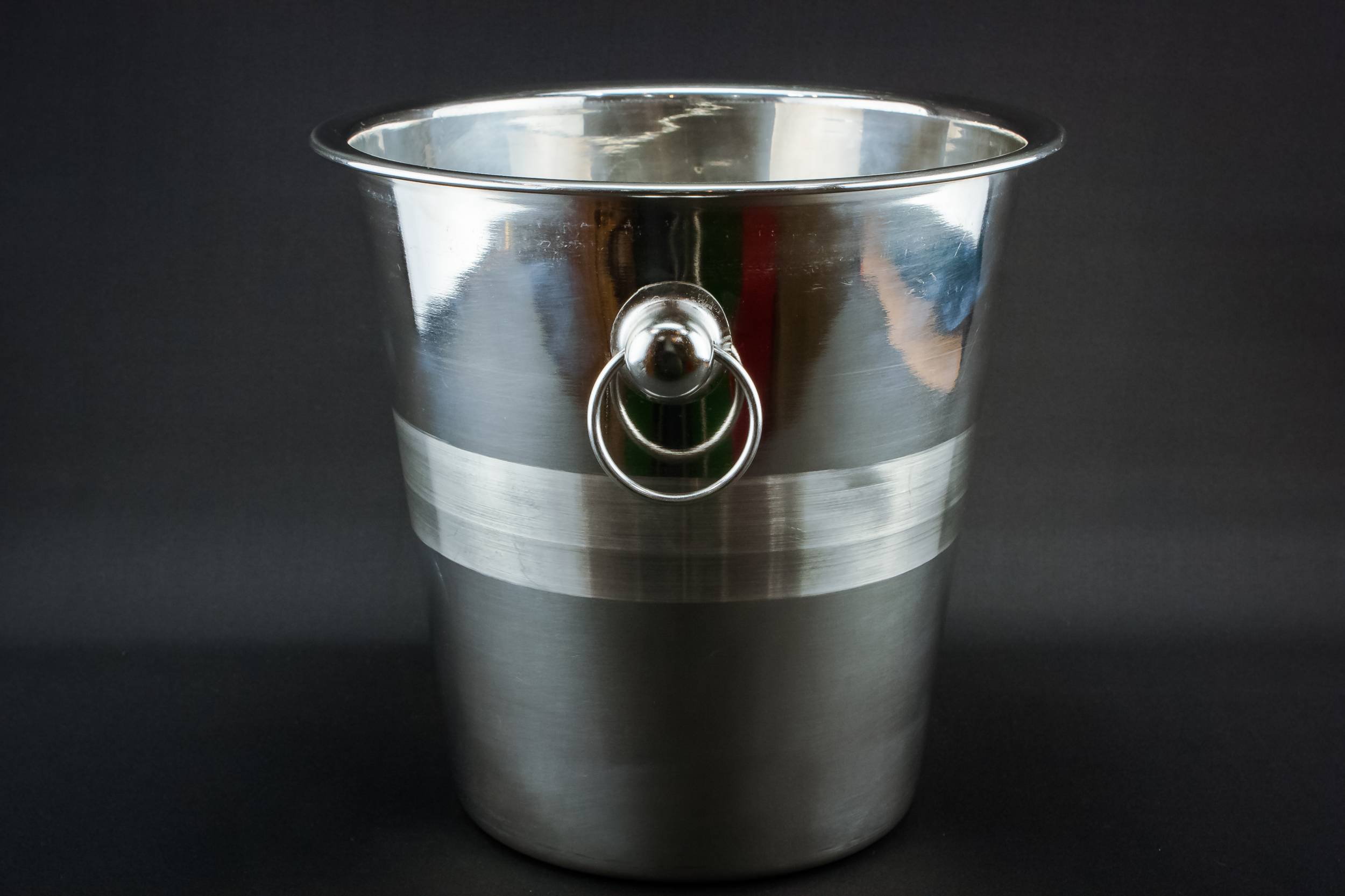 Vintage Minimalist Steel — Large steel wine cooler 2