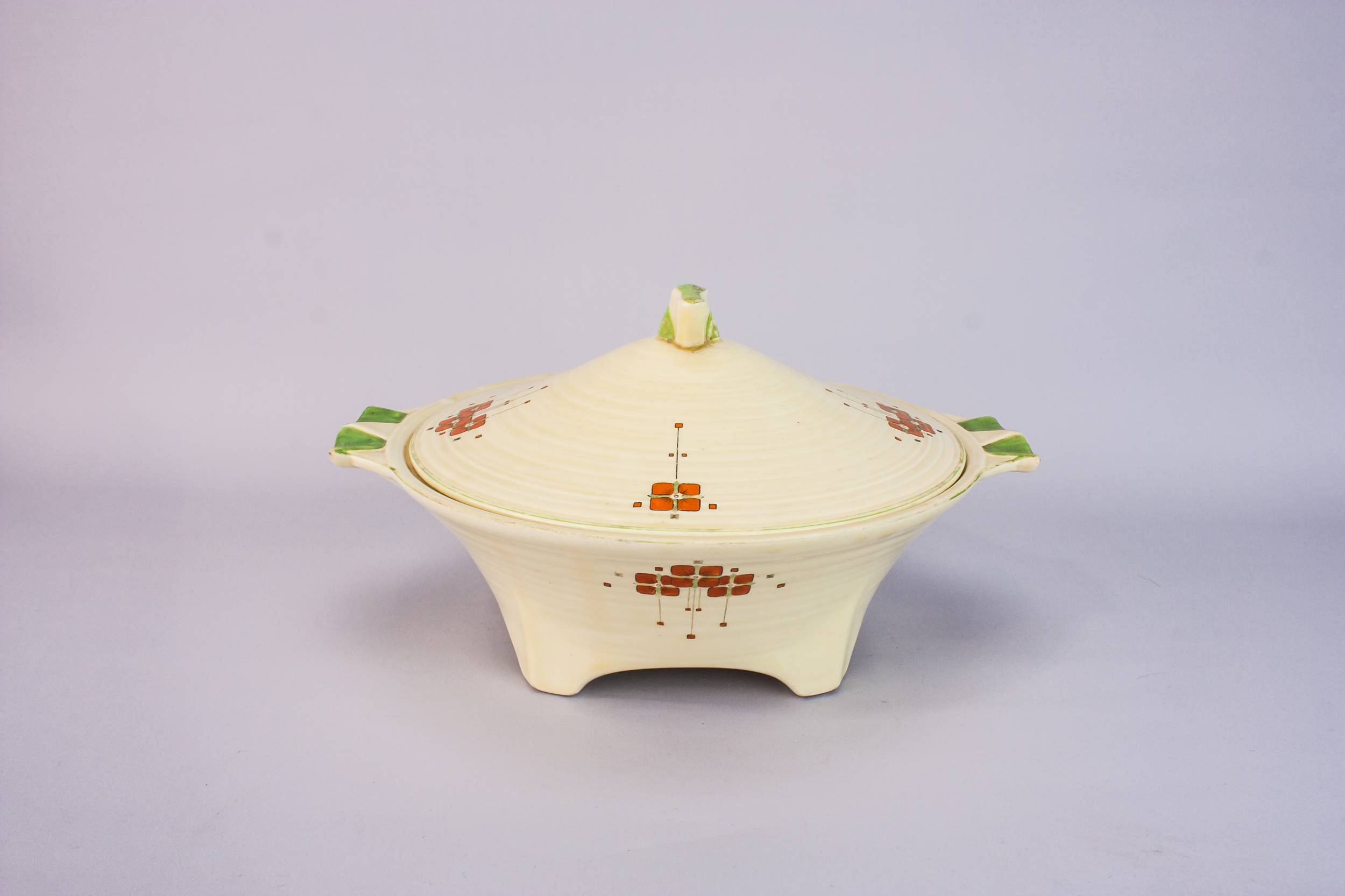 Art Deco Unusual — Crown Ducal pottery tureen