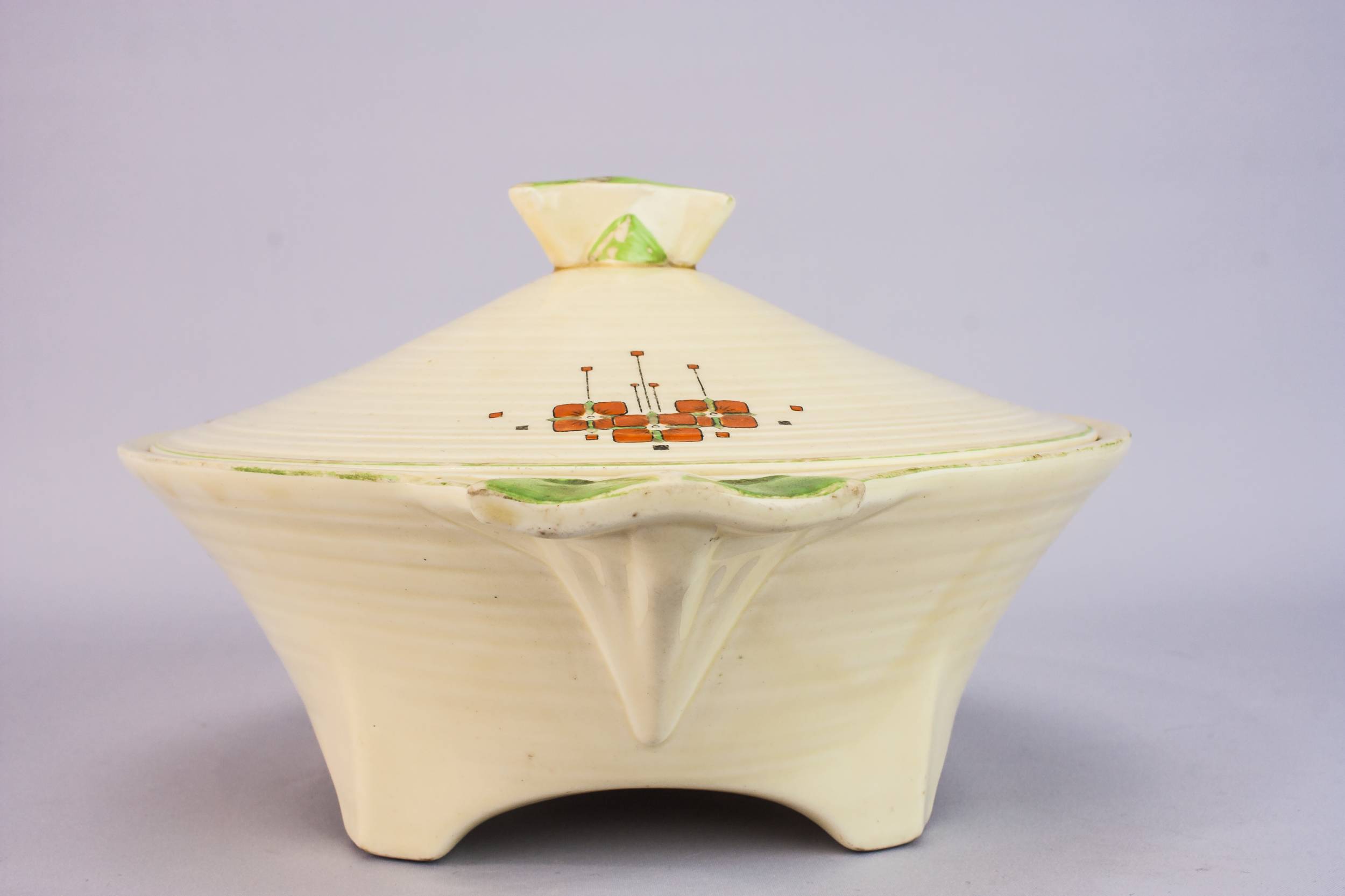 Art Deco Unusual — Crown Ducal pottery tureen 2