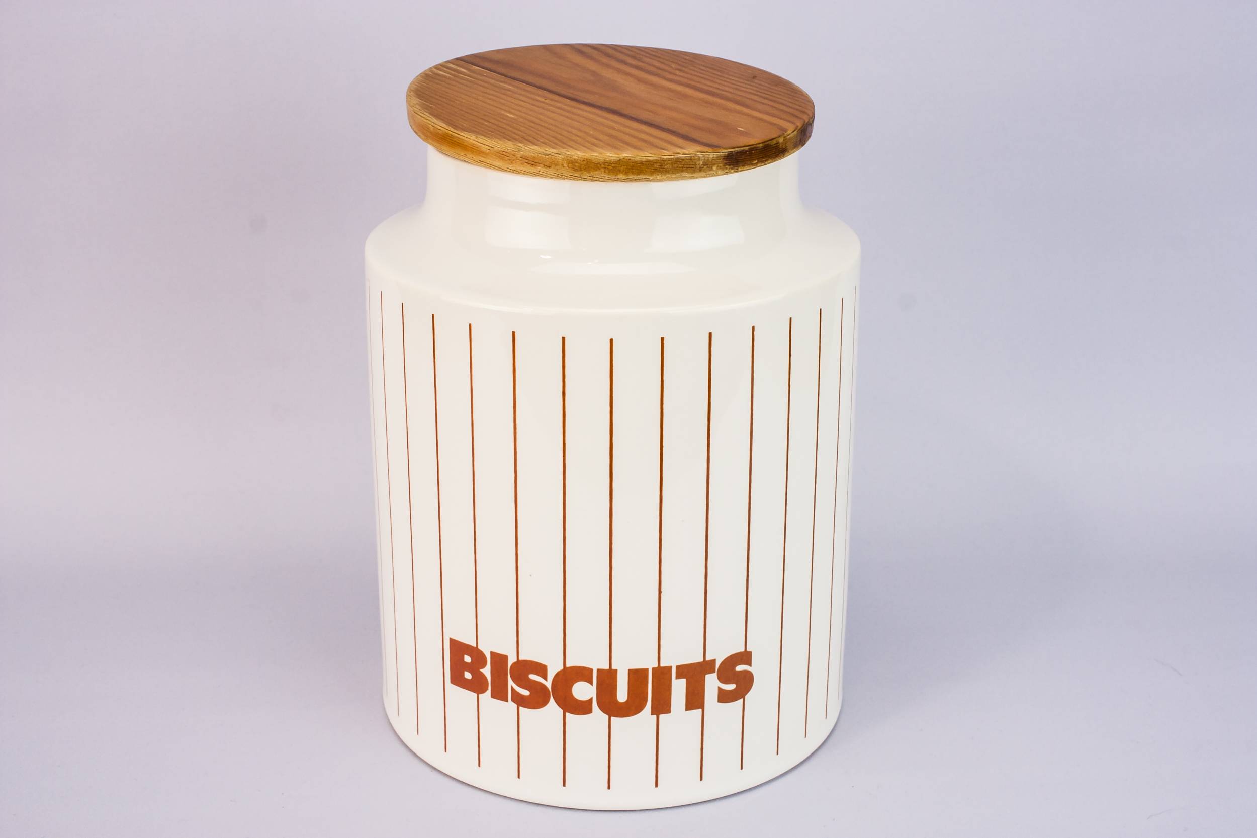 Vintage White Hornsea — Hornsea kitchen jar