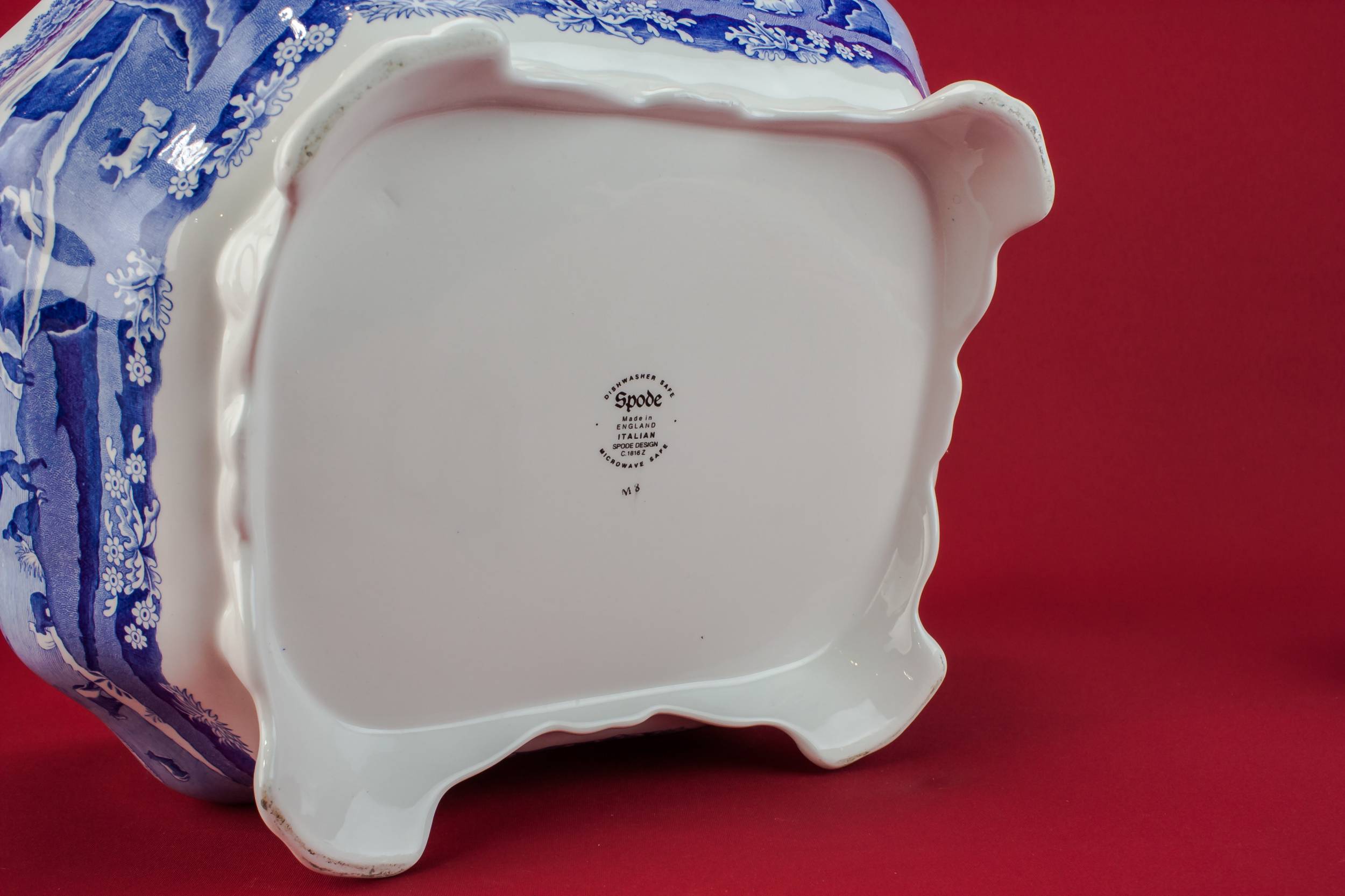 Pottery Vintage Spodes — Large tureen and ladle 6