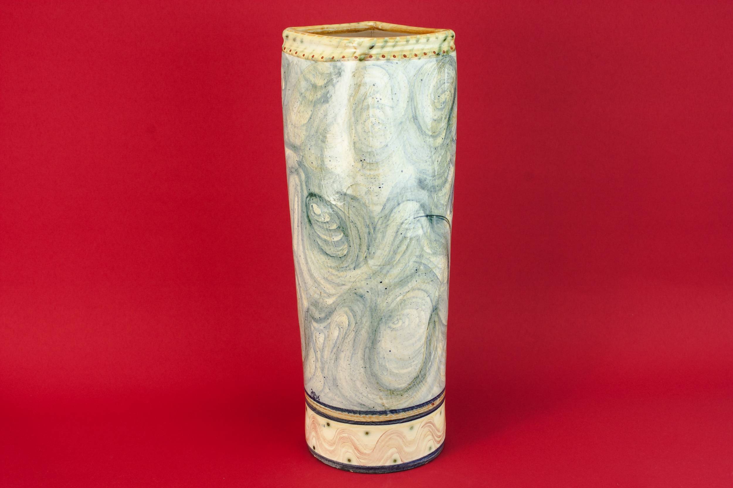 Vintage Elegant VASE — Pottery Modernist vase 1