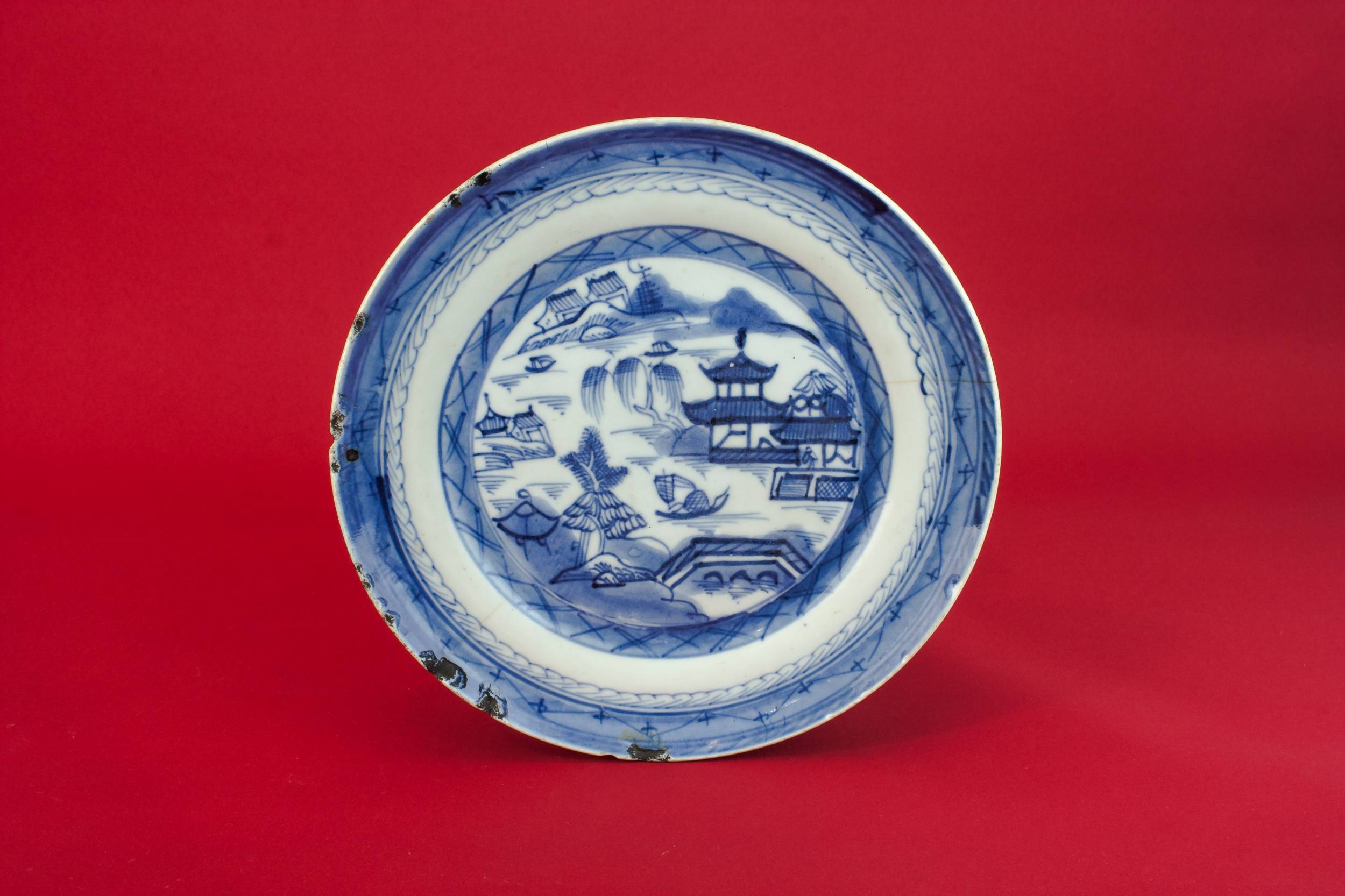 Orientalist Medium Porcelain — Blue and white bowl