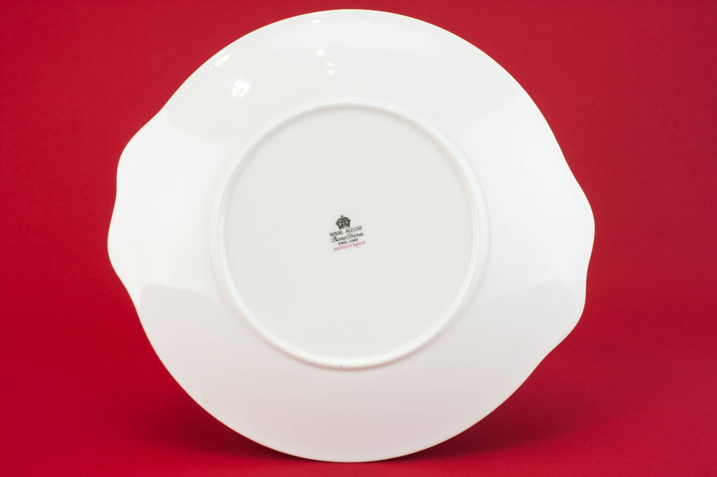 Mid-Century Modern Black — Royal Albert cake plate 2
