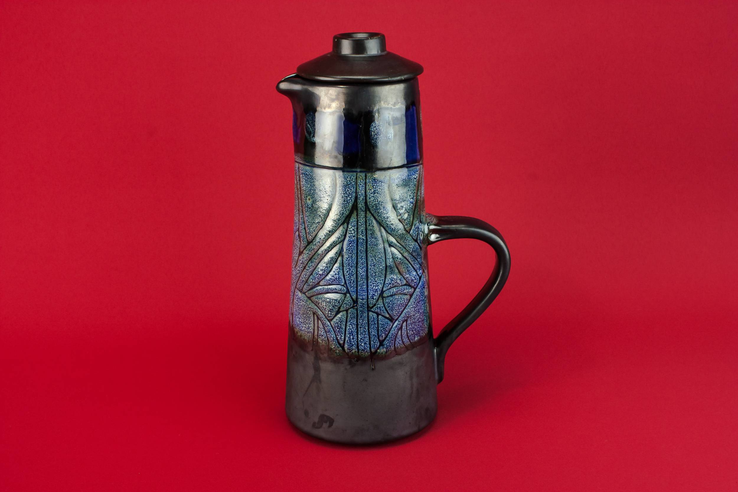 Imposing Modernist COFFEE — Pottery Modernist coffee pot