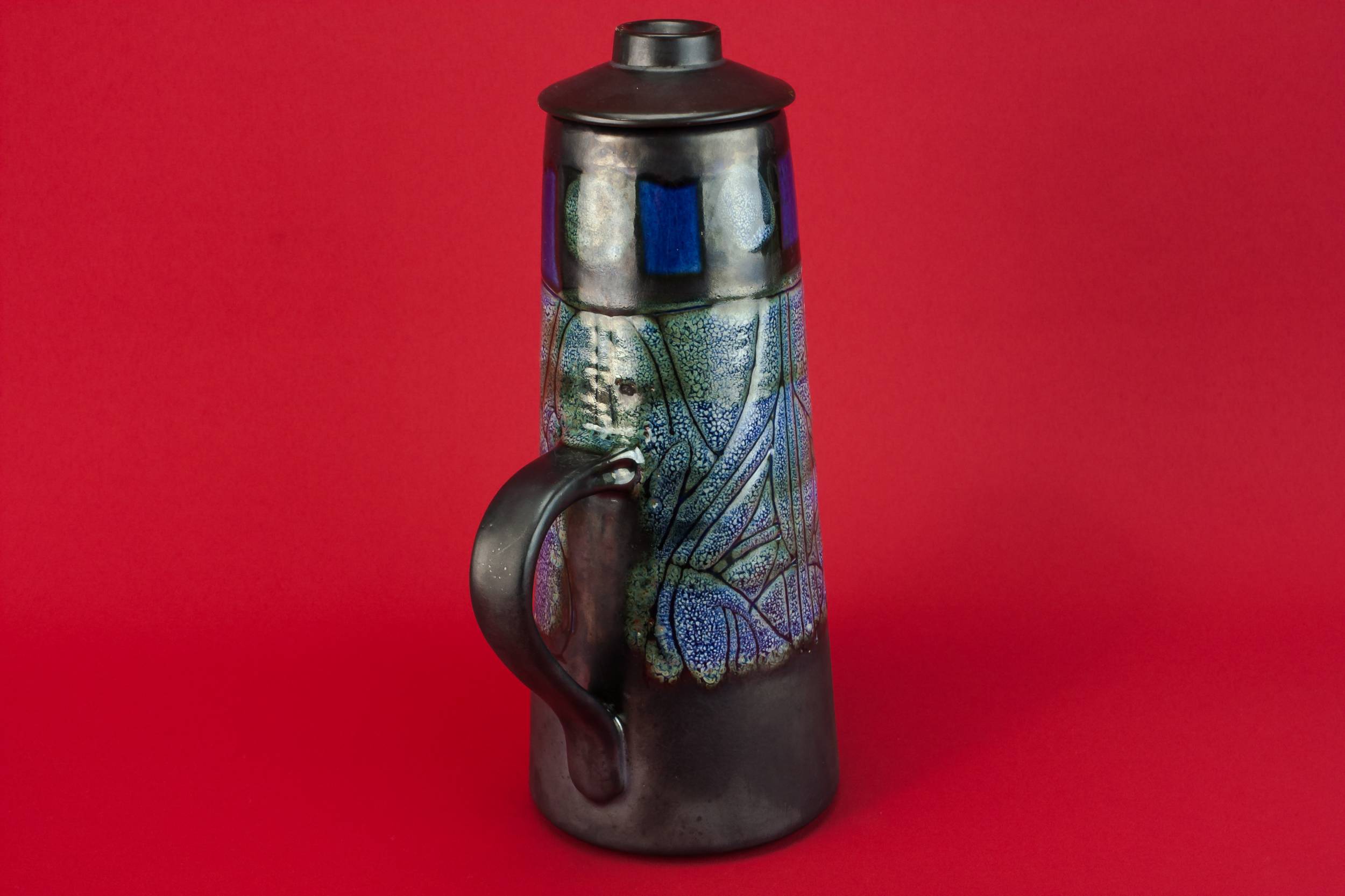 Imposing Modernist COFFEE — Pottery Modernist coffee pot 2