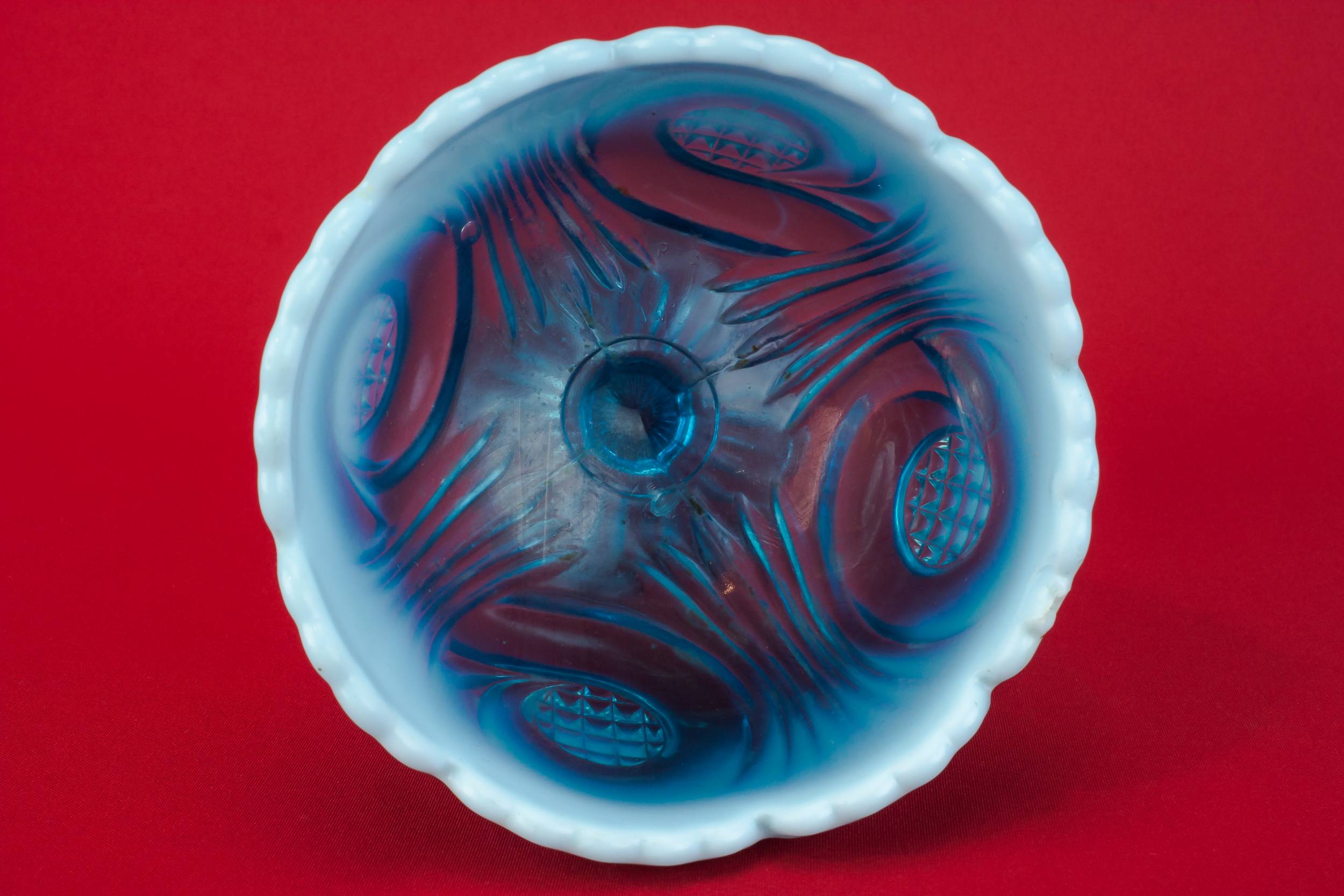 Pressed Glass Victorian — Pearline glass serving bowl 3