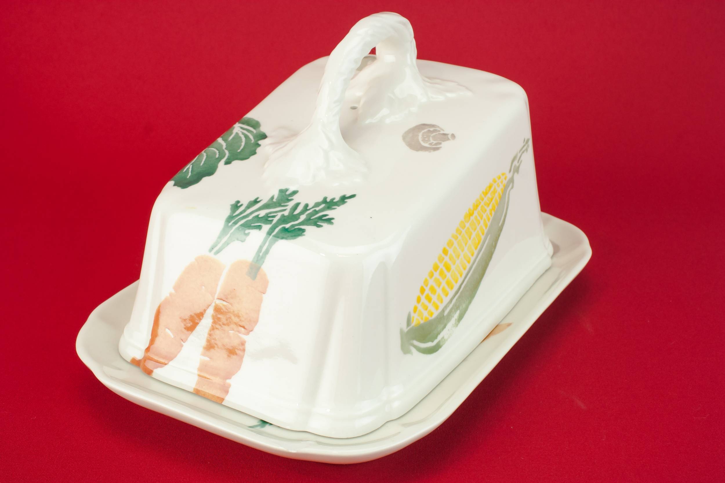 Classical Vintage Vegetables — Cheese dish 1