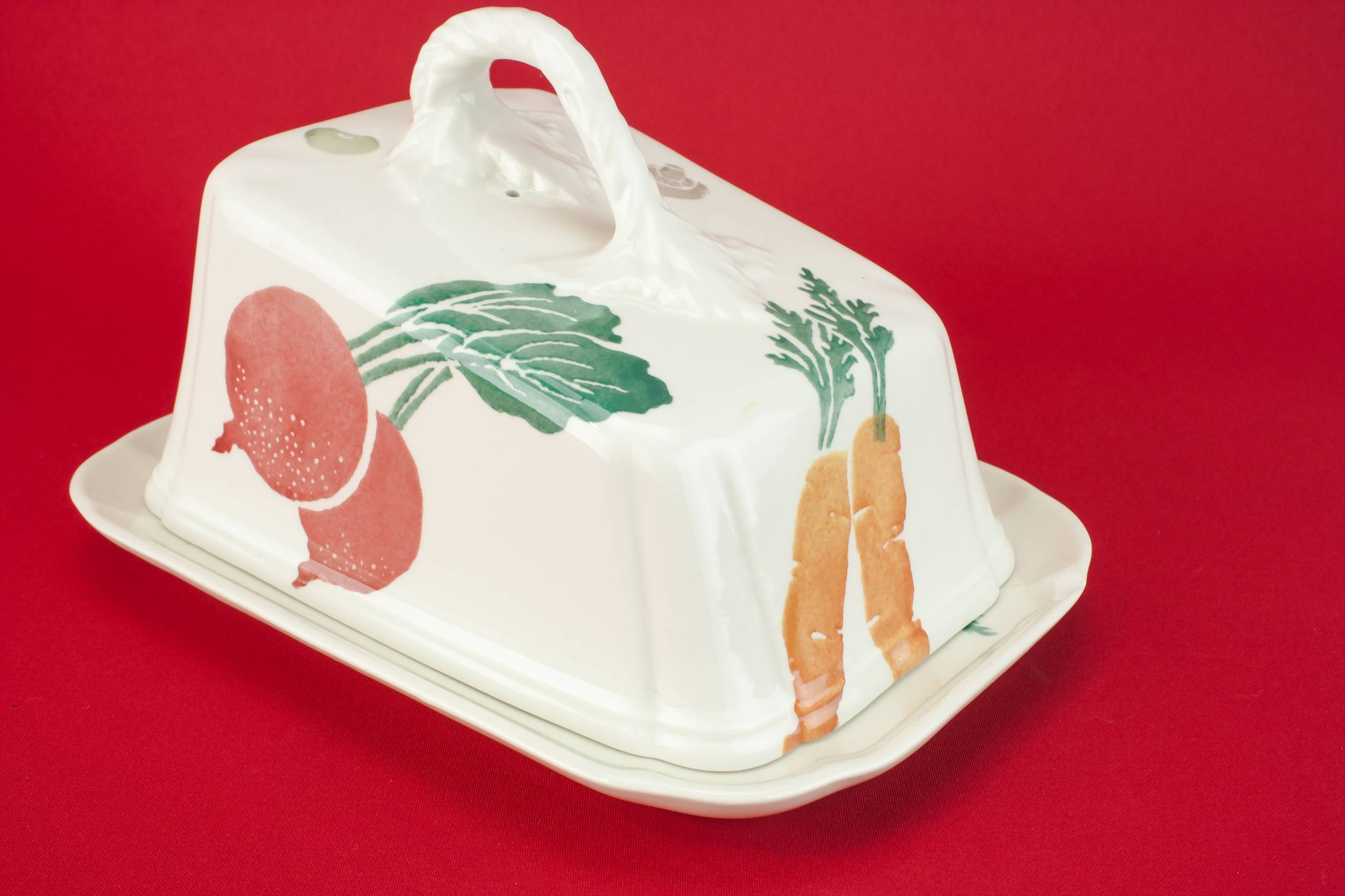 Classical Vintage Vegetables — Cheese dish 2
