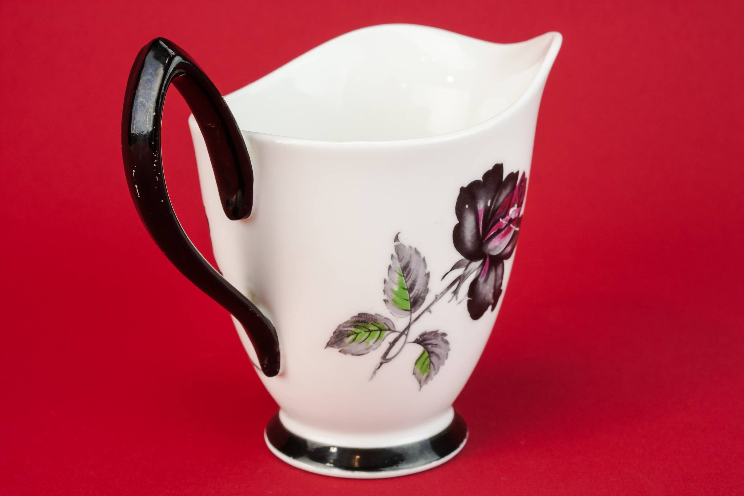 Slick Bone China — Black bone china creamer 1