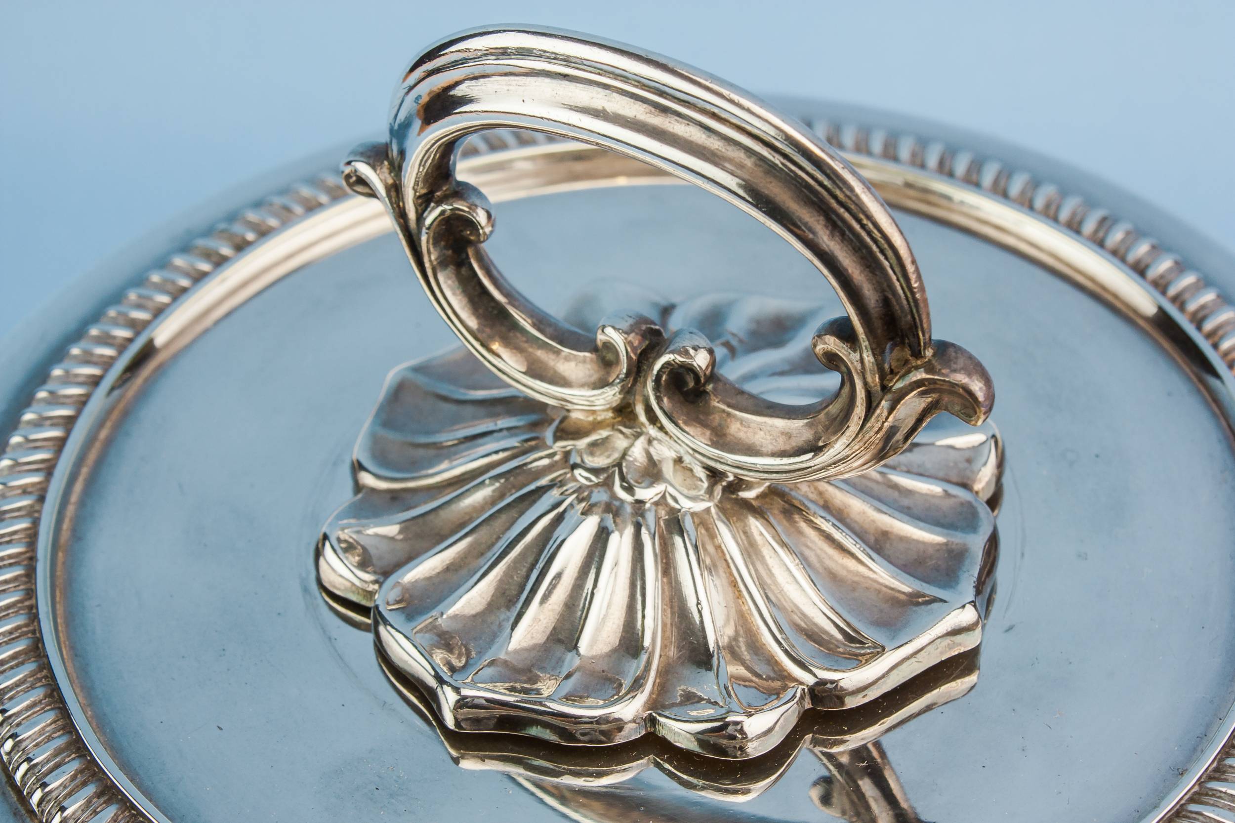 Antique Neo-Classical Serving — Neo-Classical serving bowl 2