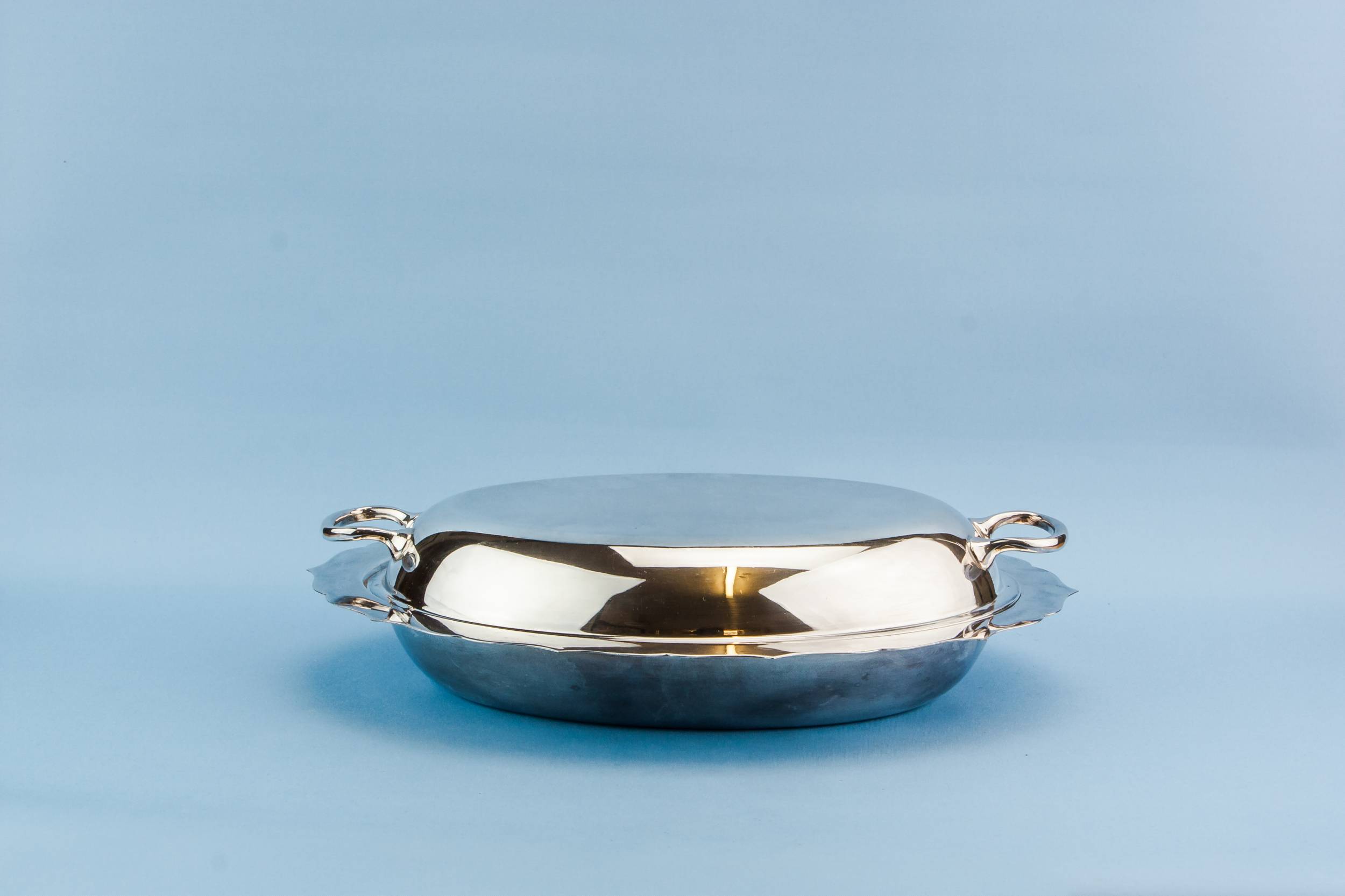 Vintage Silver Plated — Art Deco serving bowl