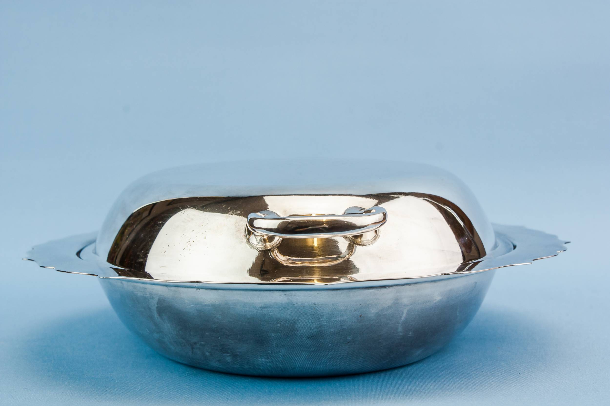 Vintage Silver Plated — Art Deco serving bowl 2