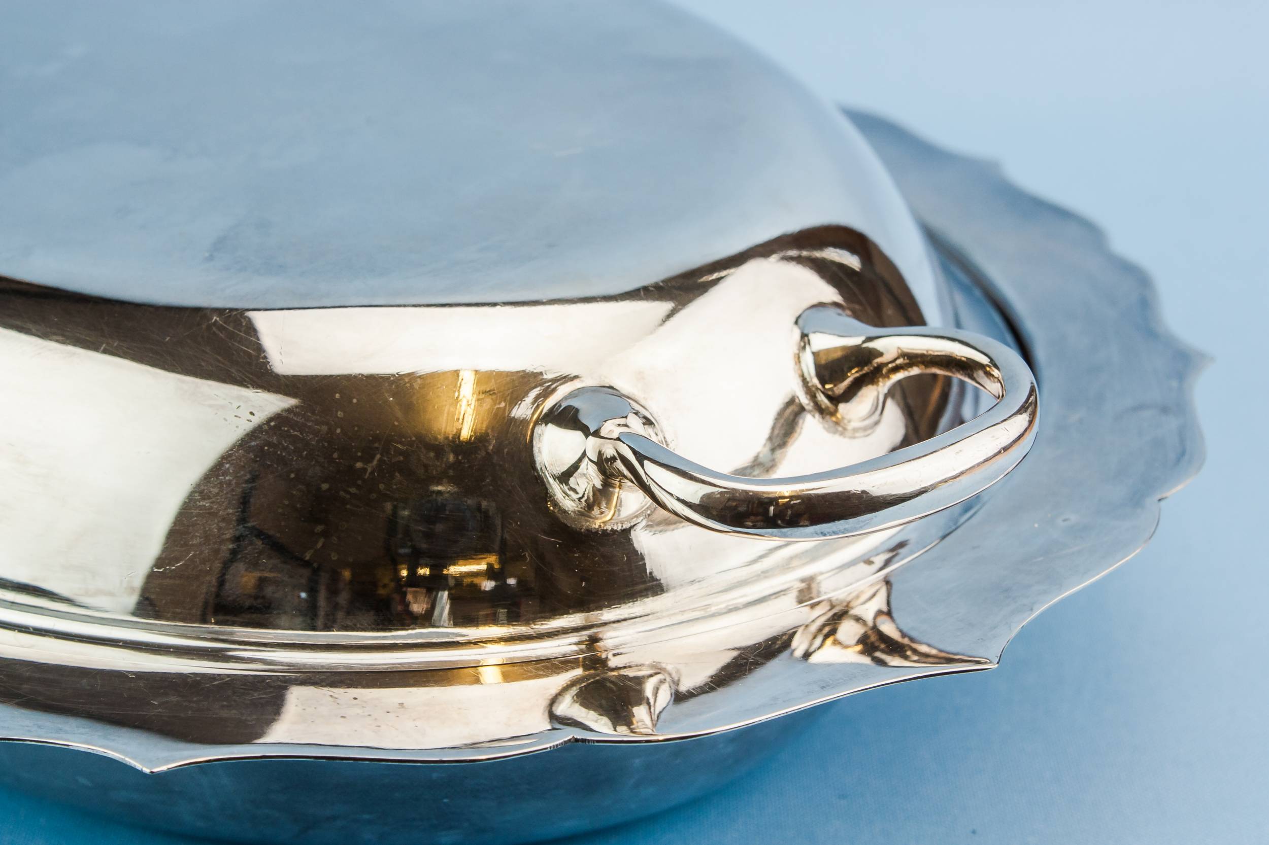 Vintage Silver Plated — Art Deco serving bowl 1