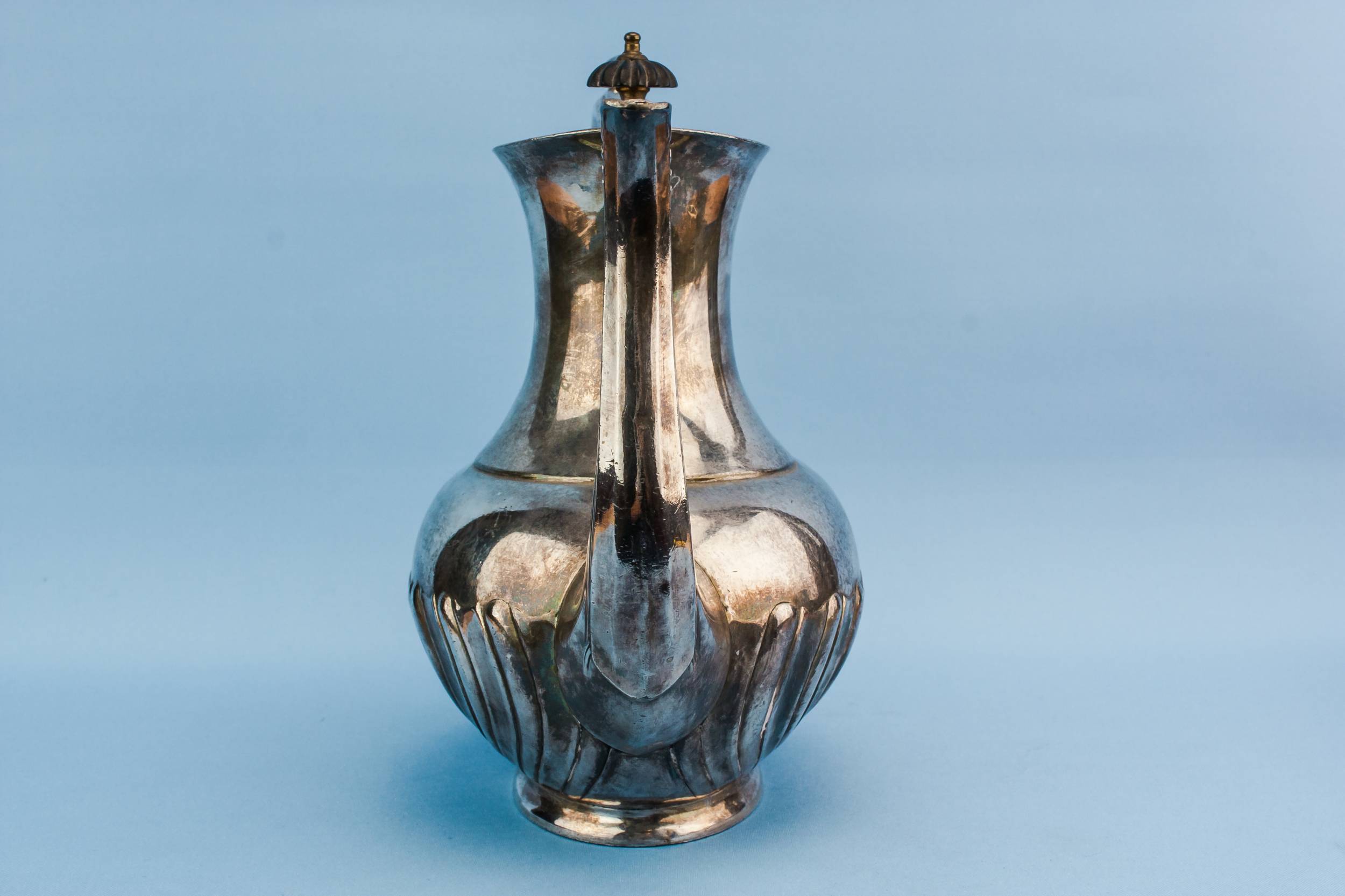 Elegant Silver Plated — Large Neo-Classical coffee pot 2