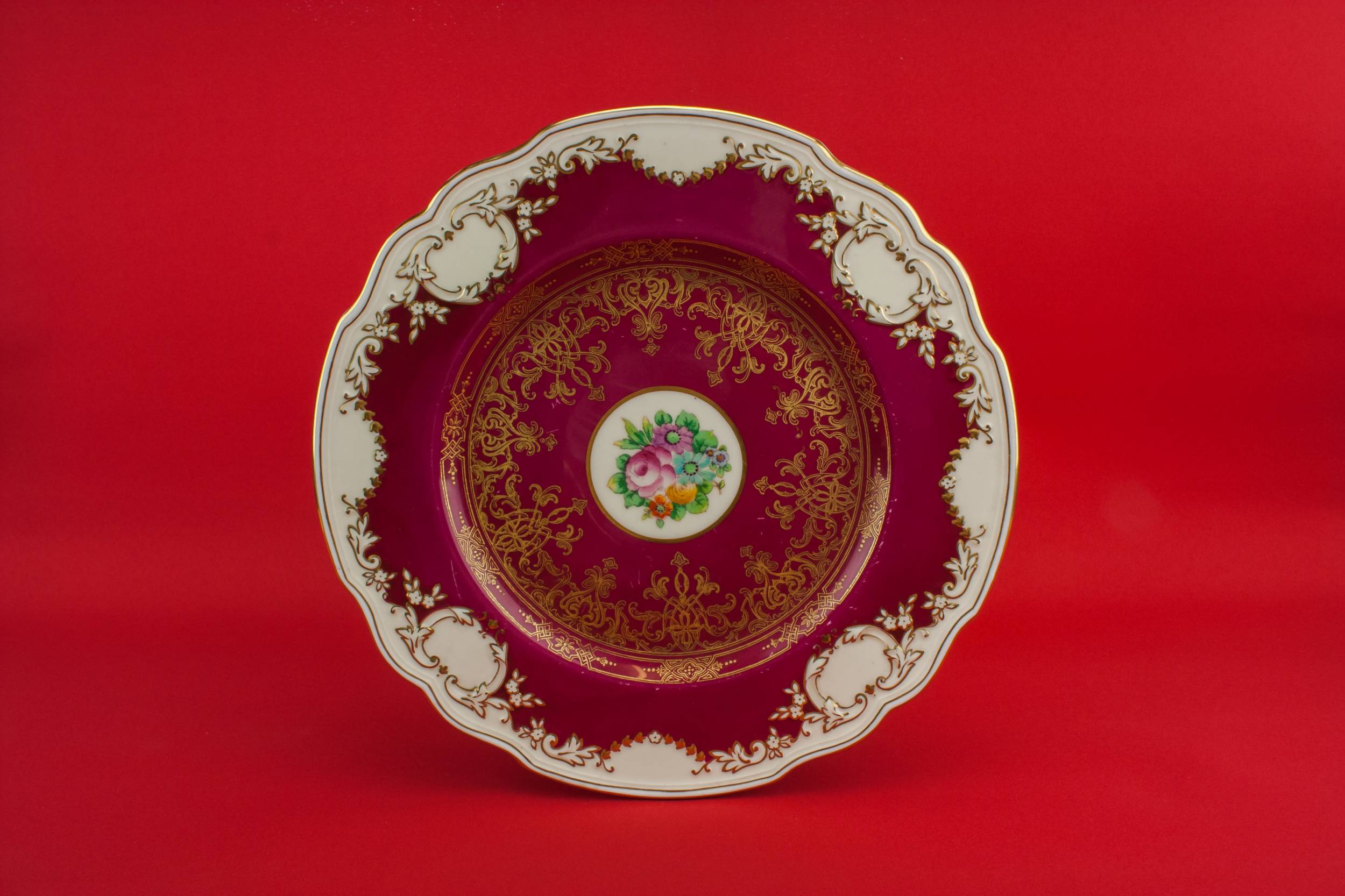 Pottery Antique Large — Victorian pottery serving dish