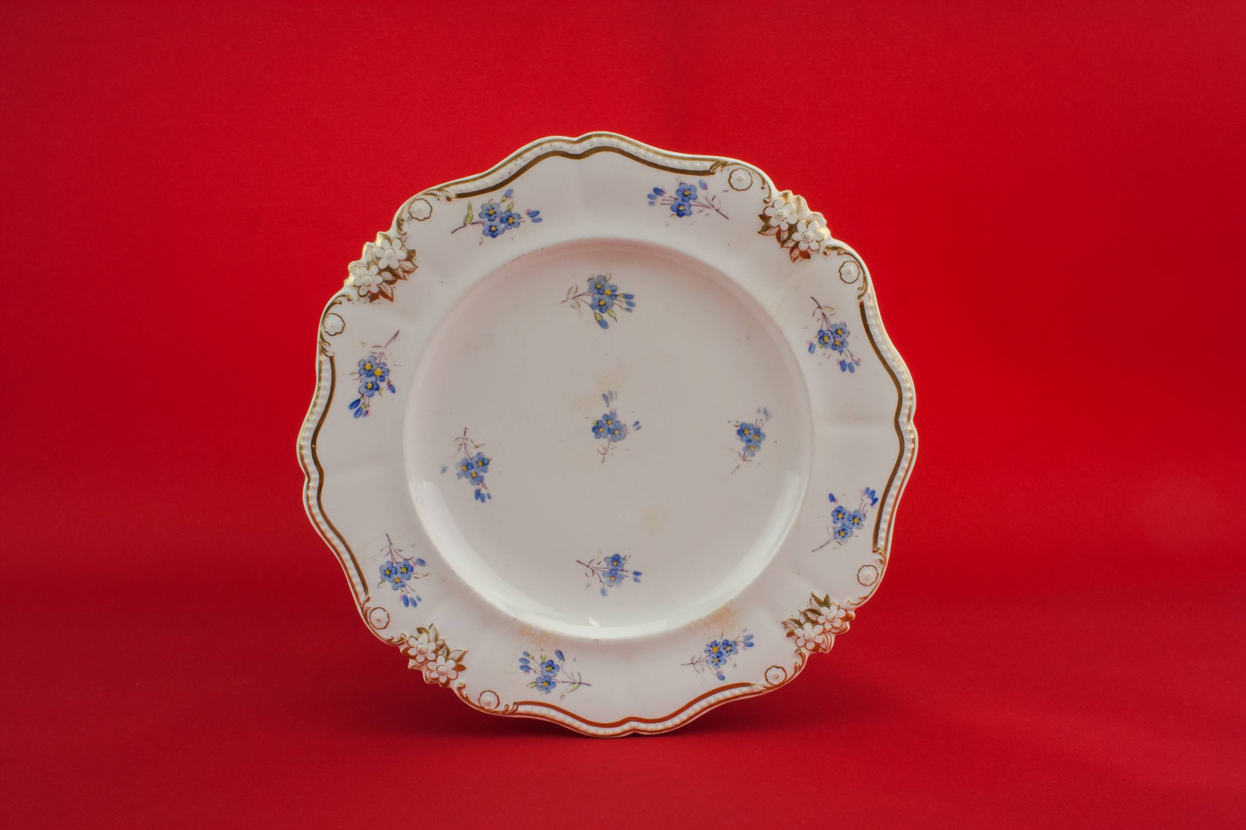 Elegant Georgian Floral — 2 Derby pottery serving dishes