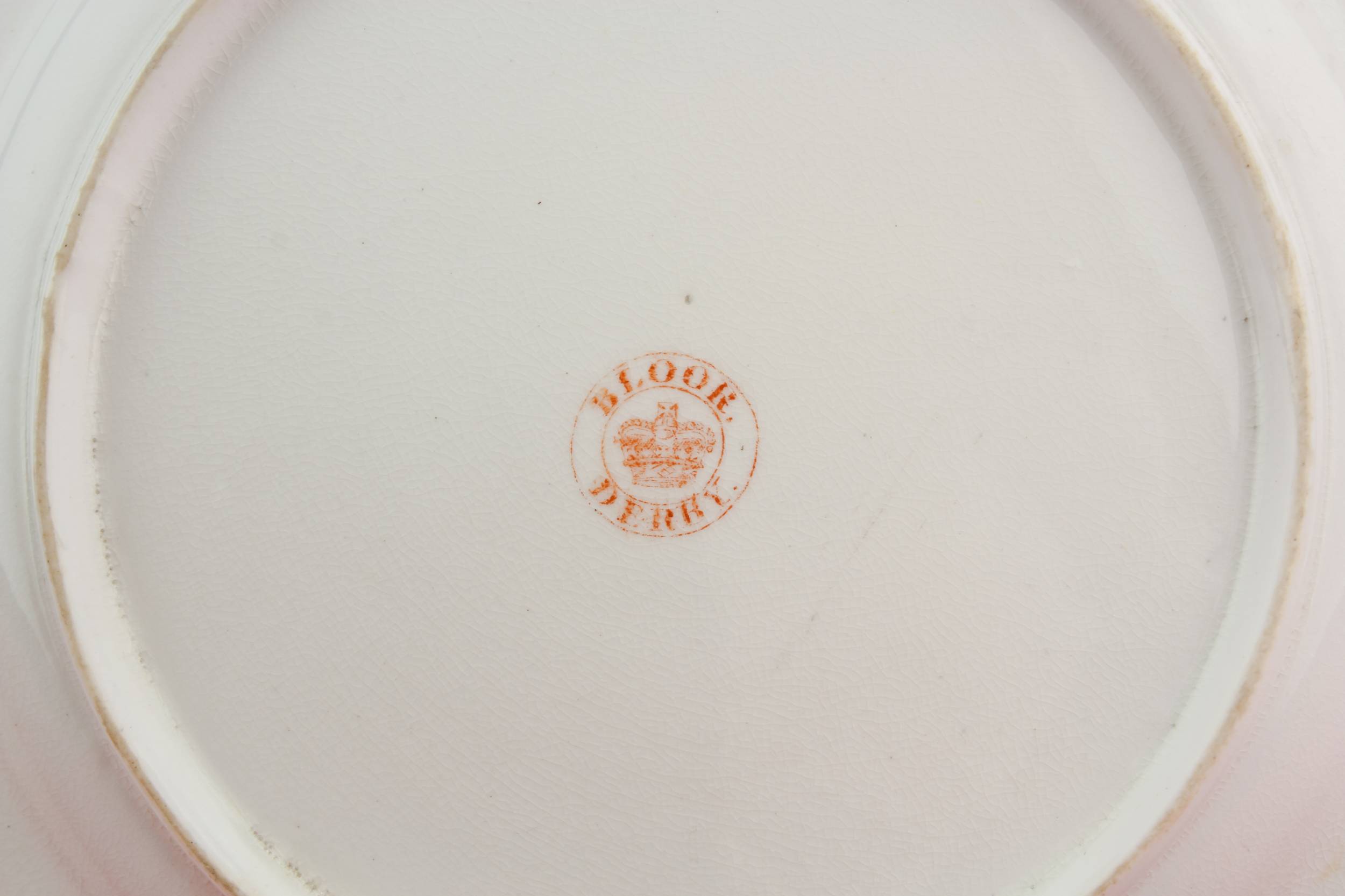 Elegant Georgian Floral — 2 Derby pottery serving dishes 2