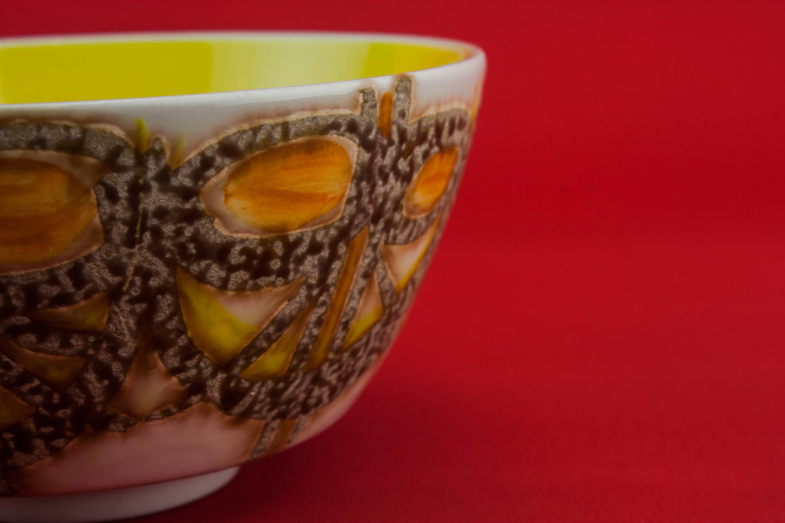 Ellen Malmer Modernist — Modernist pottery serving bowl 2