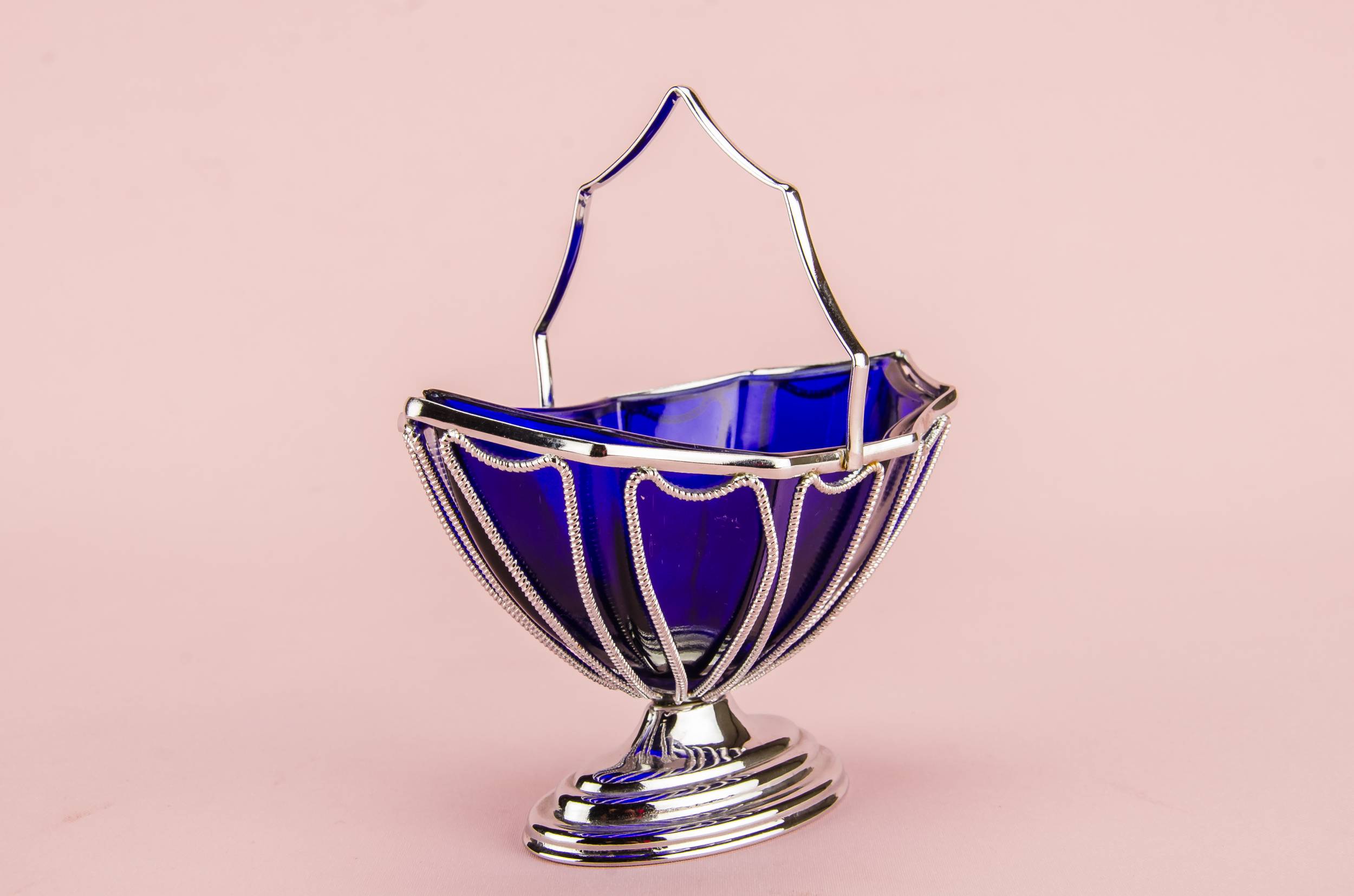 Vintage Elegant SUGAR — Glass Art Deco sugar bowl 1