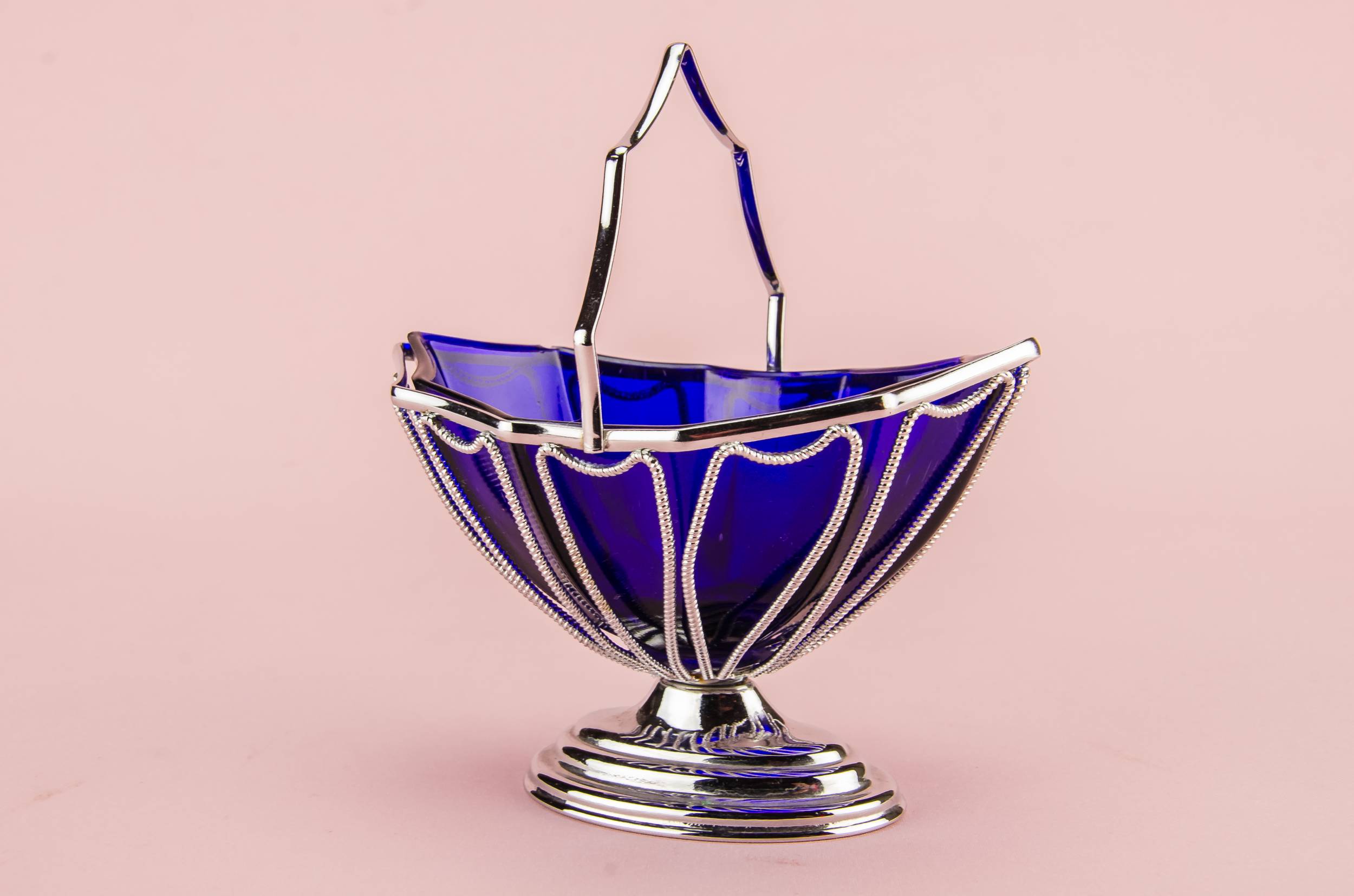 Vintage Elegant SUGAR — Glass Art Deco sugar bowl 2