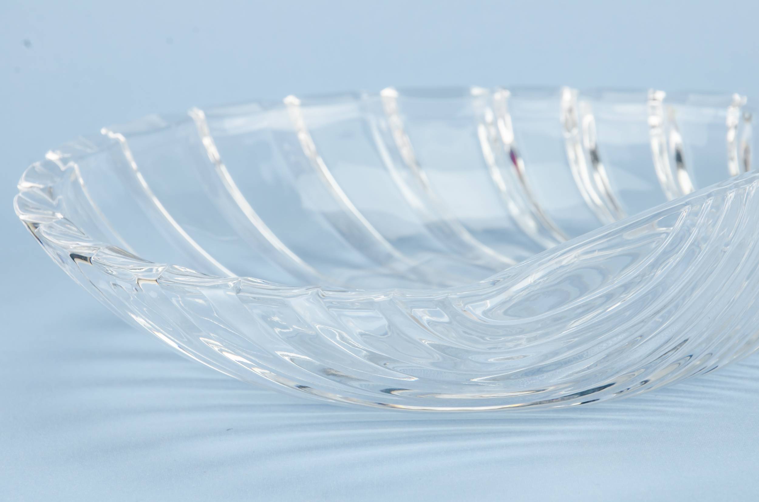 Crystal Heavy Shell — Shell shaped glass bowl 2