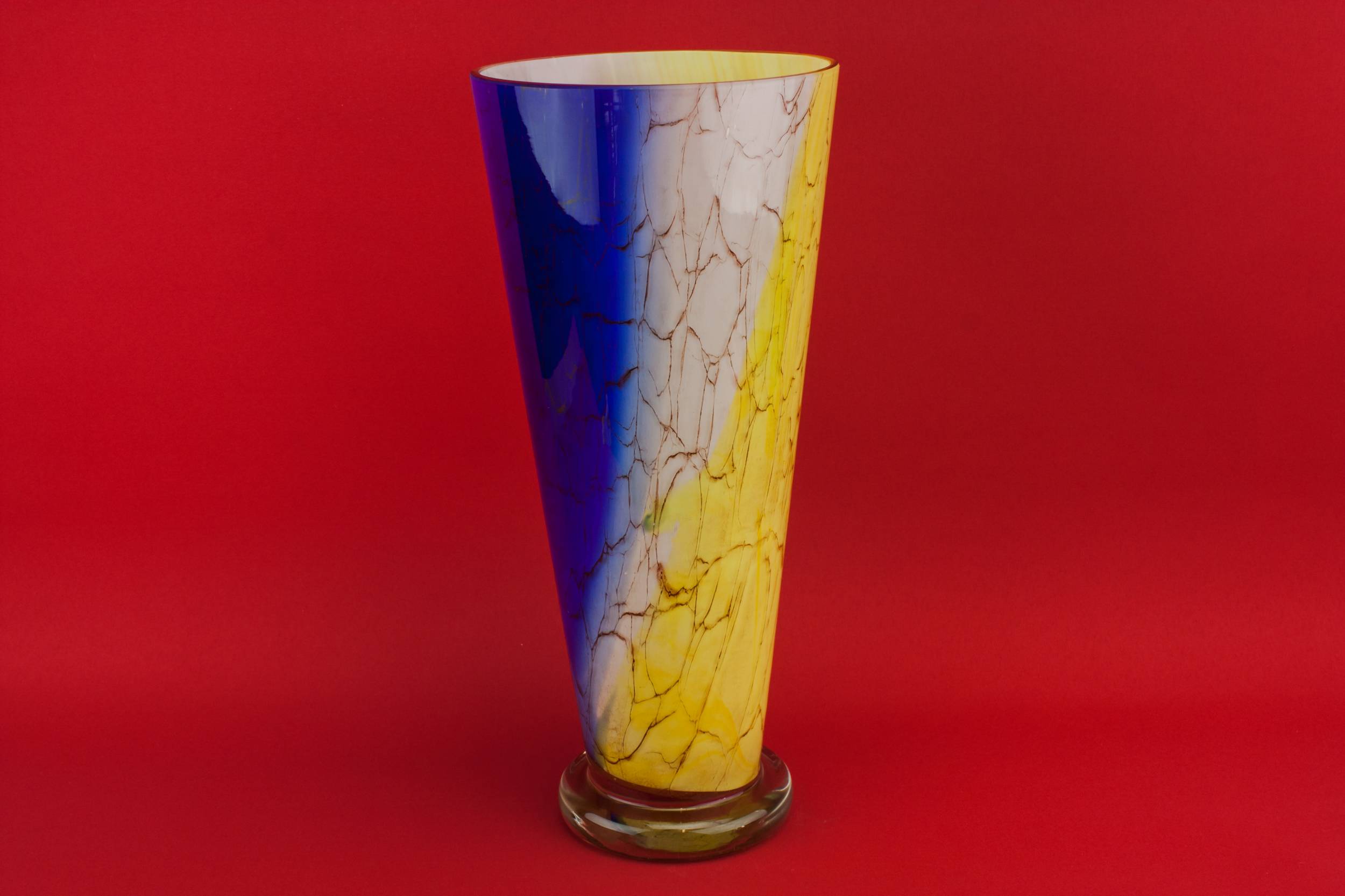 Attractive Retro VASE — Tall conical vase