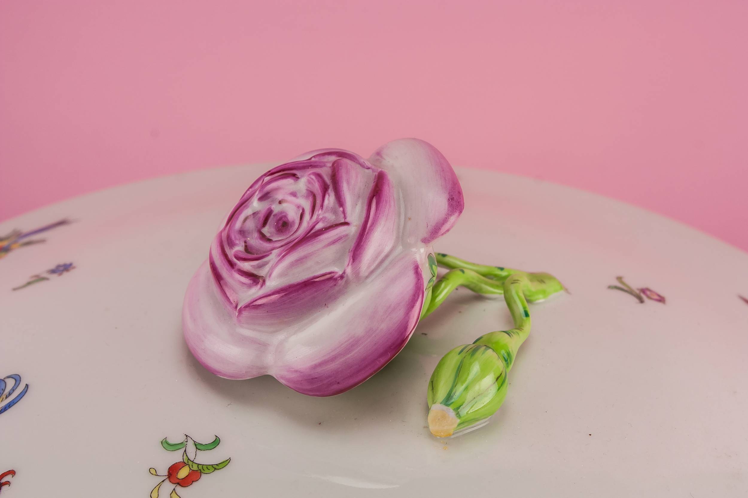 Vintage Luxurious Floral — Herend porcelain tureen 1