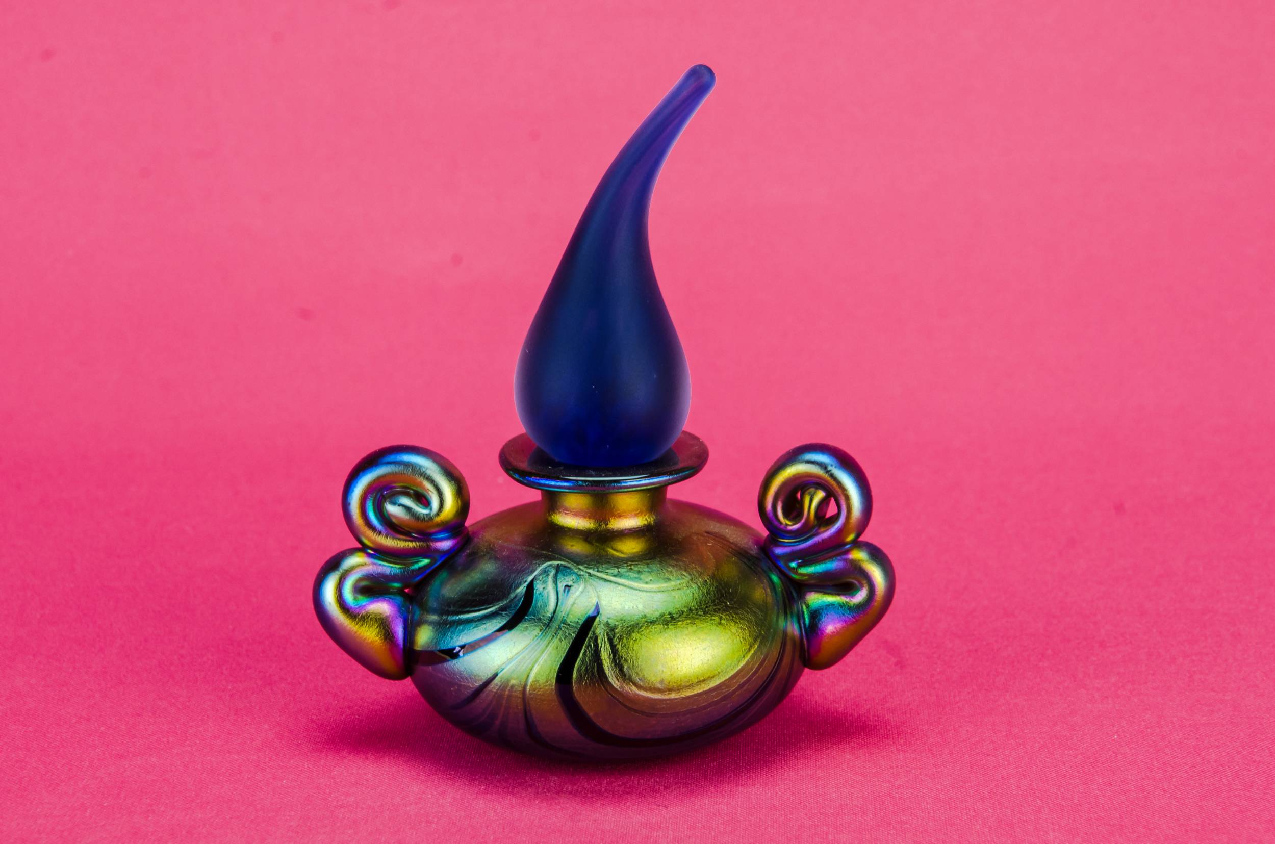 Glass Vintage Decorative — Modernist glass bowl