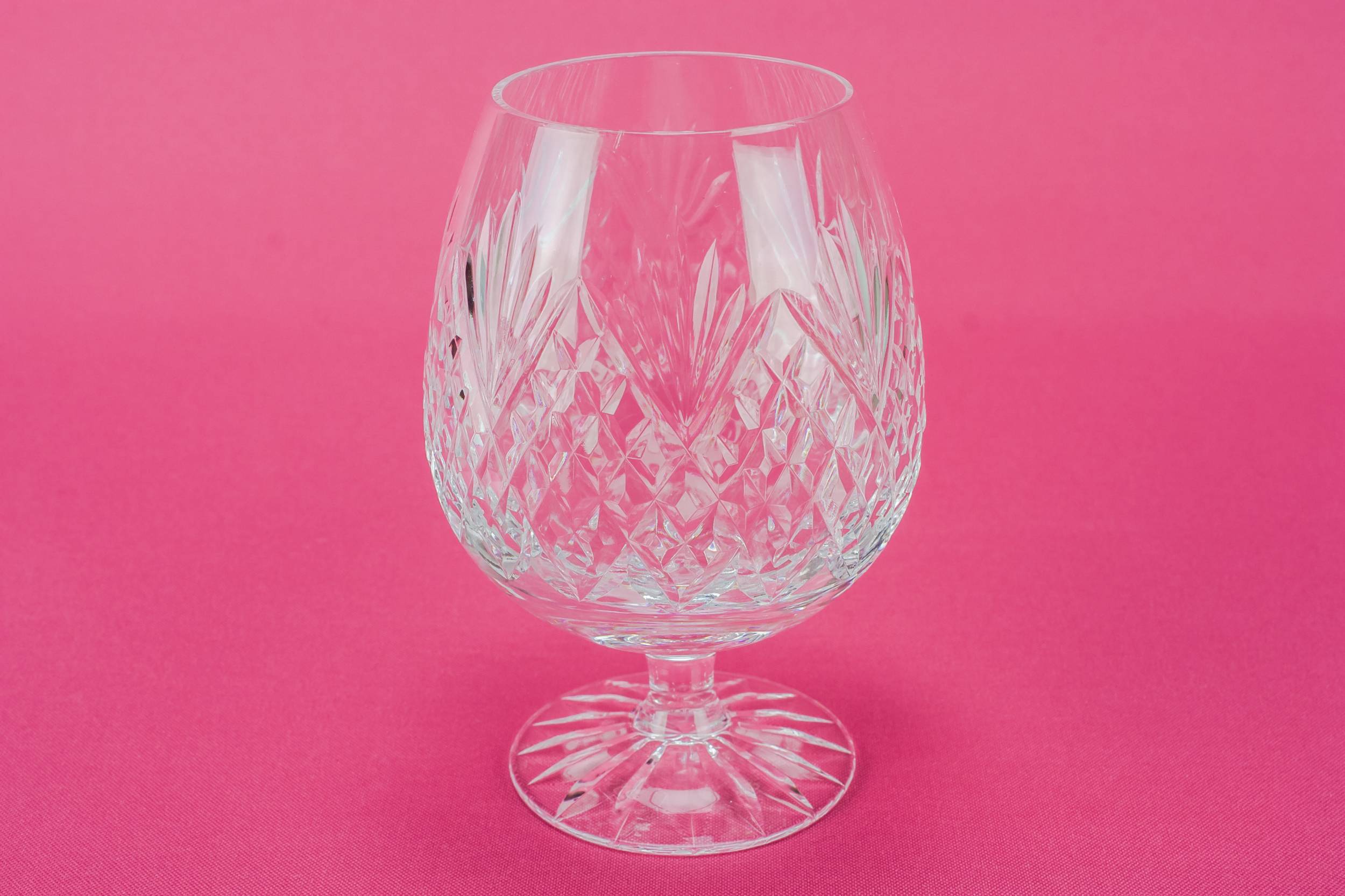 Cut Retro Crosshatch — 4 large whisky glasses