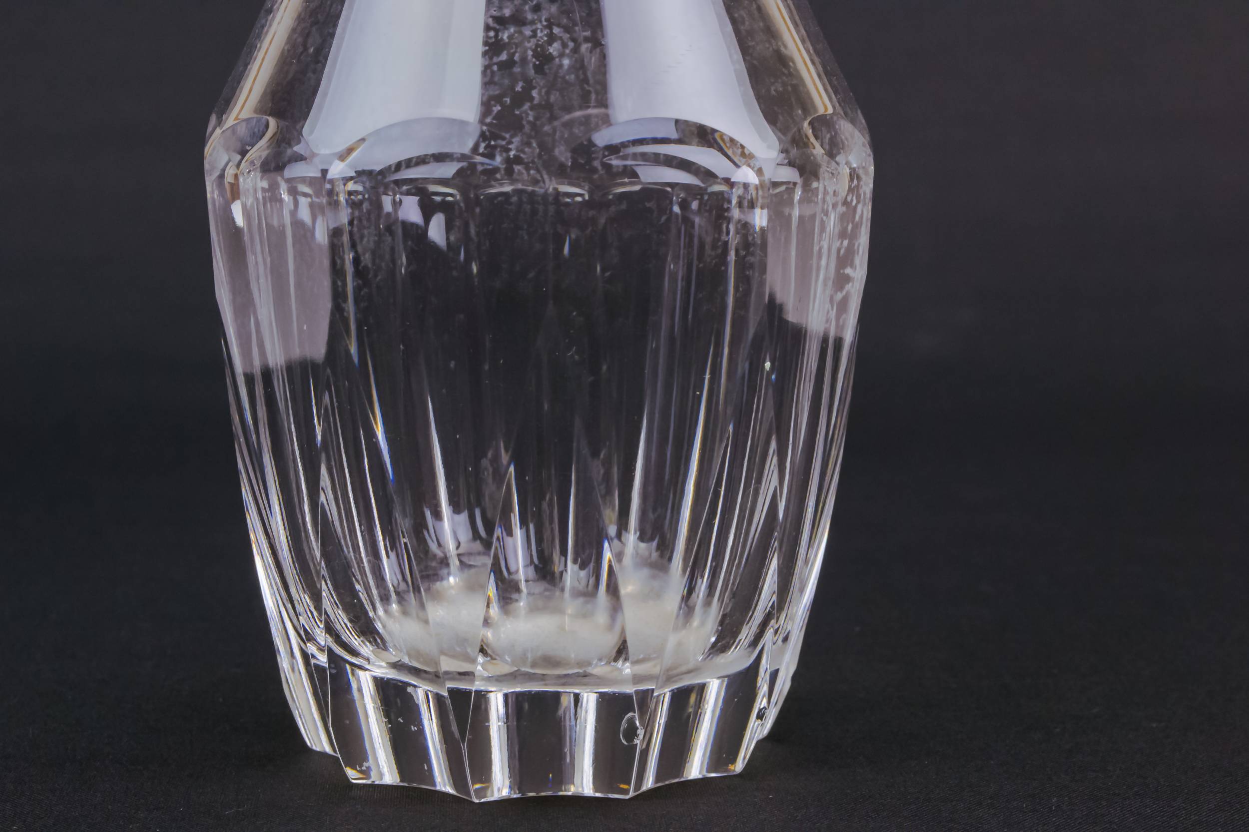 Cut Glass Crystal — Sherry cut glass decanter 3