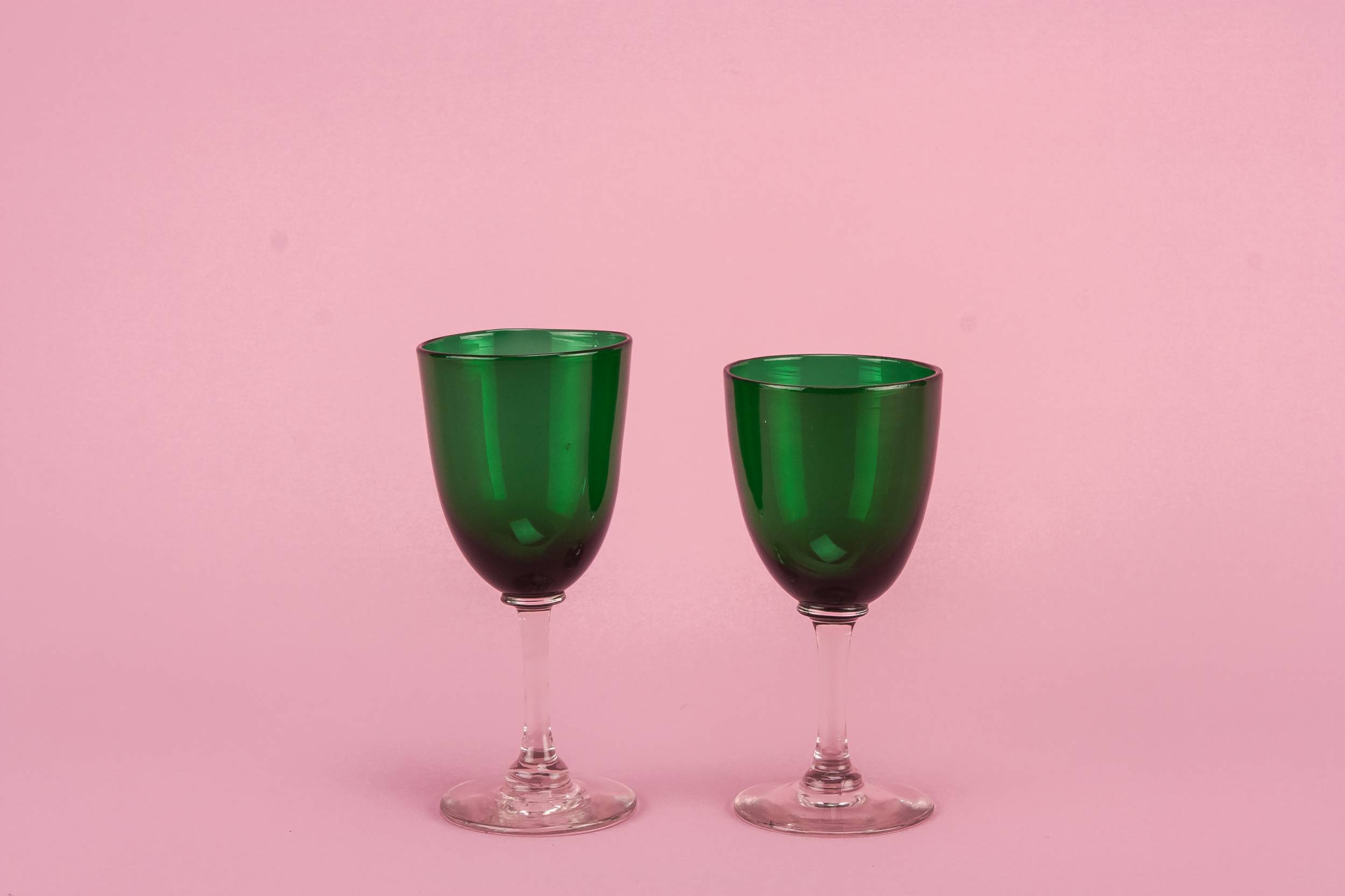Green Antique 75Ml — 5 small wine glasses 2