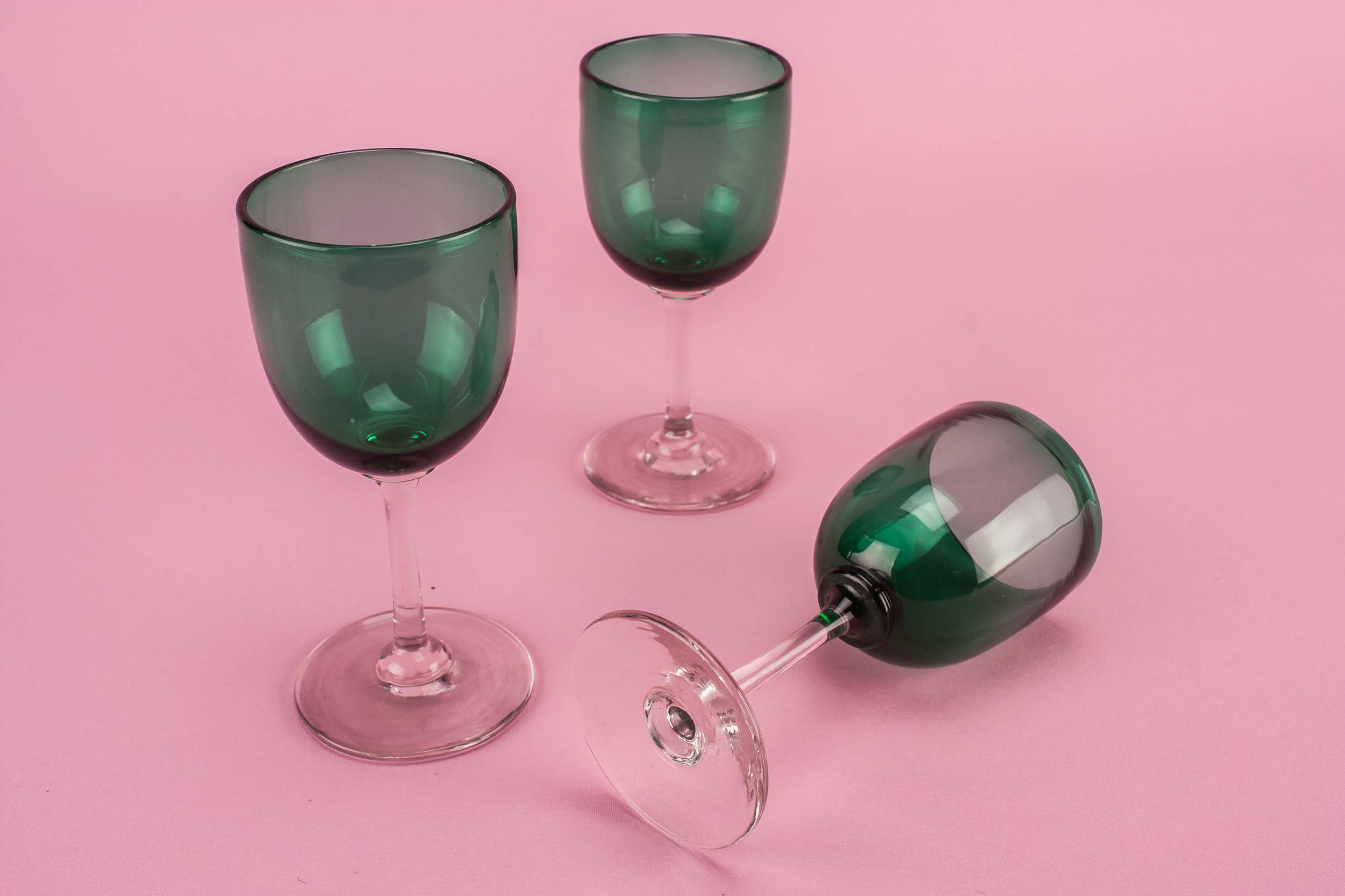 Blown Victorian 50Ml — 5 medium port glasses 4